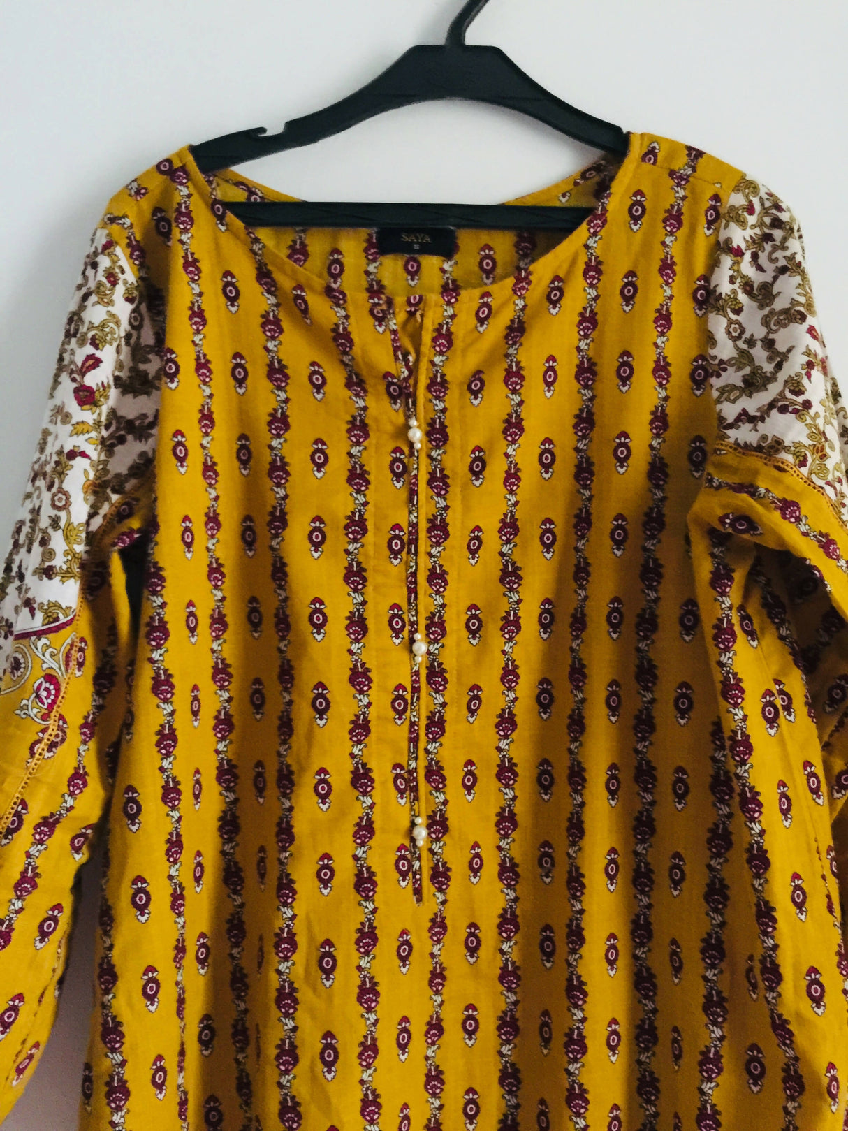 Saya | Mustard Kurta | Women Branded Kurta | Small | Preloved