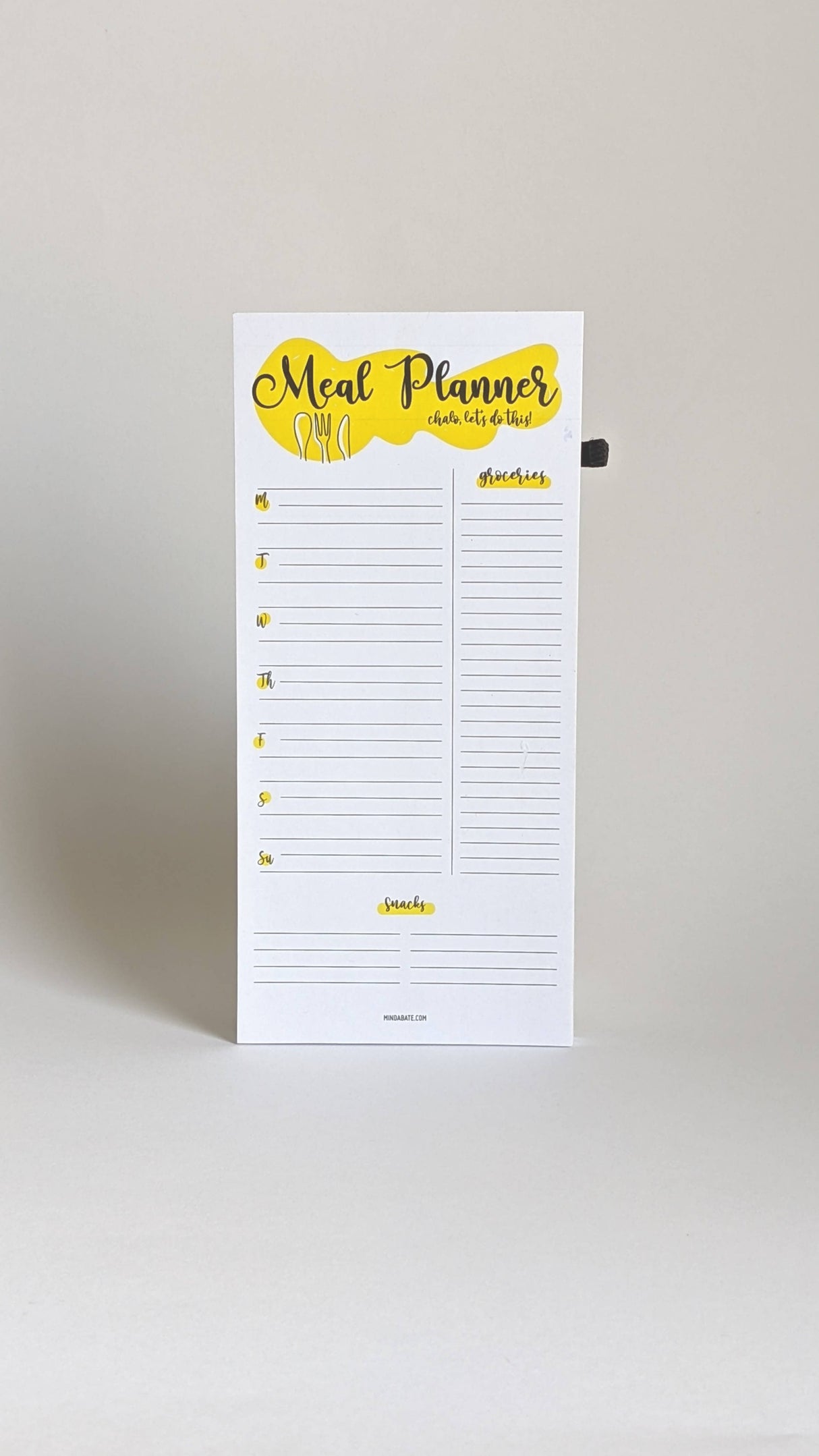 Meal Planner Notepad