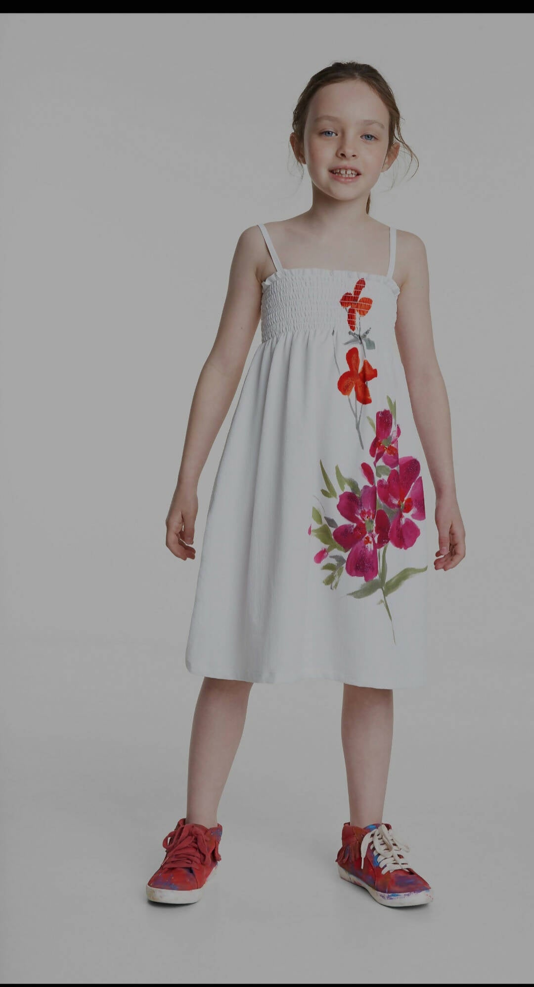 Frock white Floral | Kids | Girls Skirts & Dresses | Size 4 Years | Worn Once