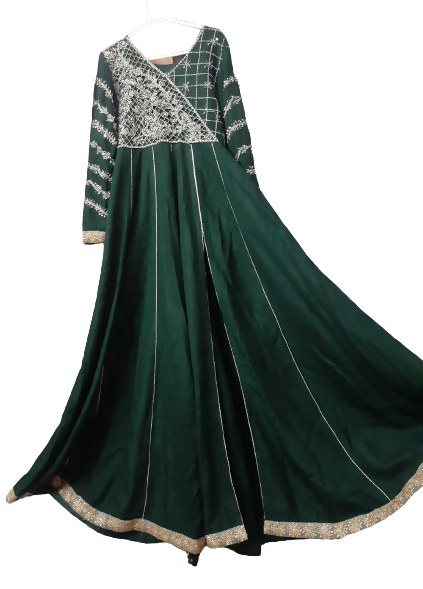 Fancy Embroidered Frock | Women Frocks & Maxis | Small | Preloved