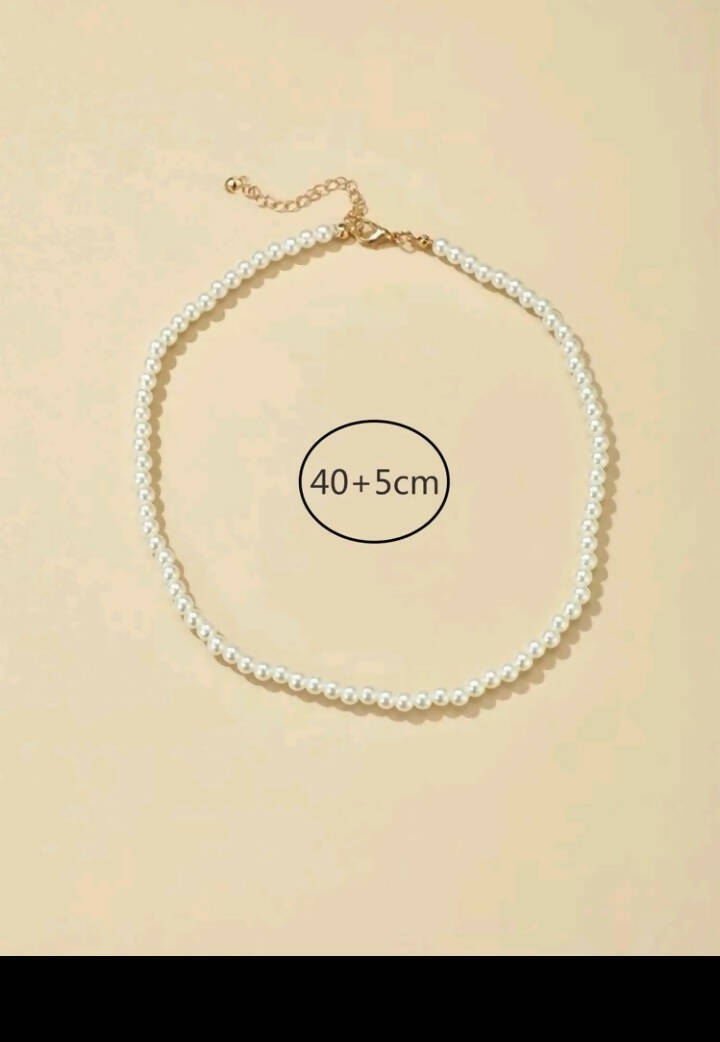 Shein | Faux Pearl Decor Necklace| Women Jewelry | Brand New