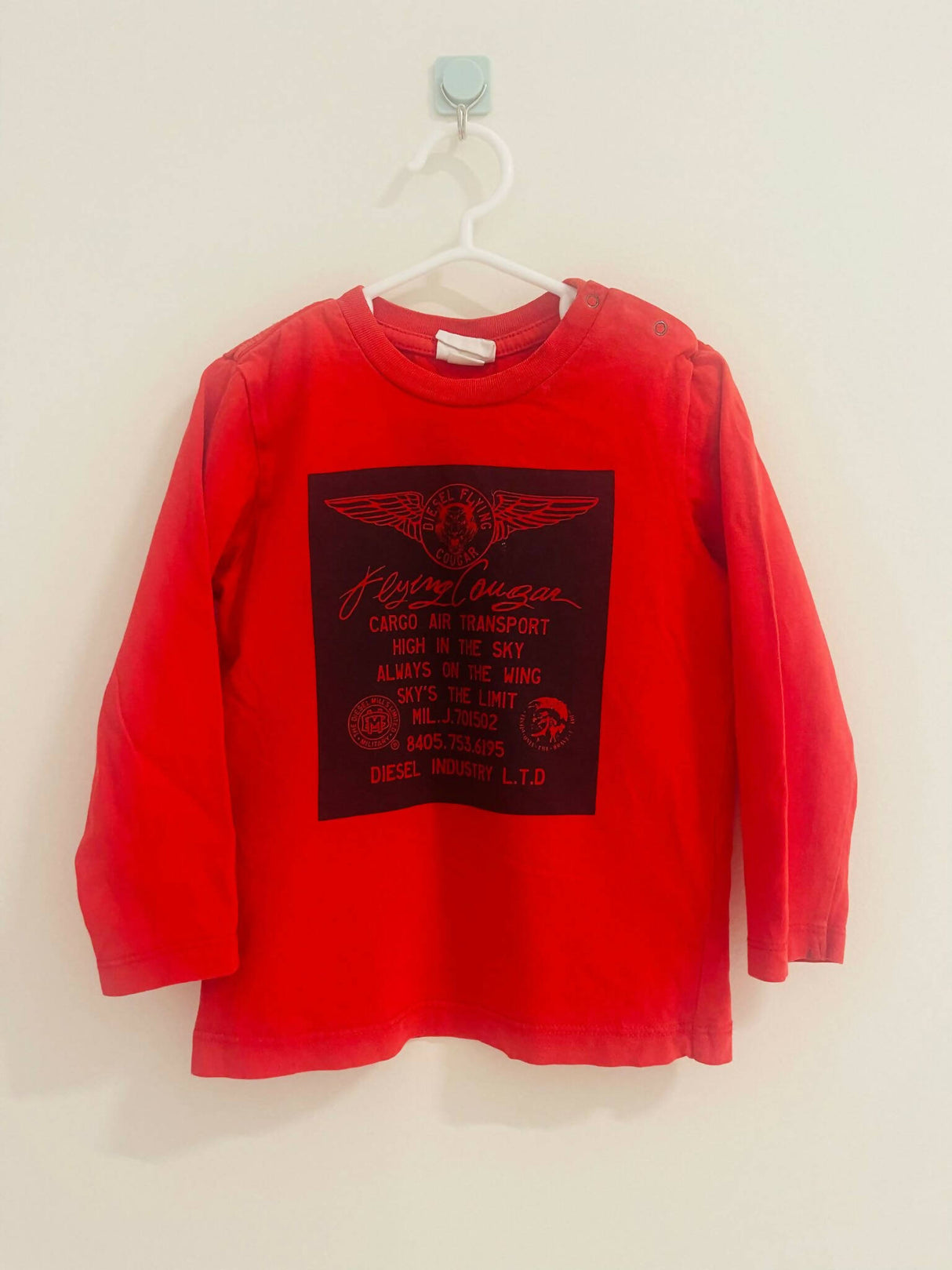 ڈیزل | سرخ قمیض (24 ماہ) | لڑکوں کے ٹاپس اور شرٹس | پریلوڈ