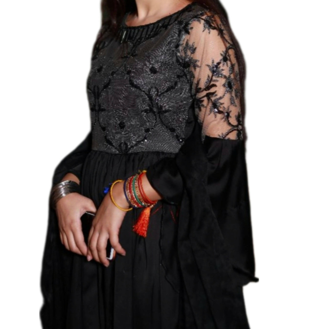 Black Short frock | Women Frocks & Maxis | Small | Worn Once