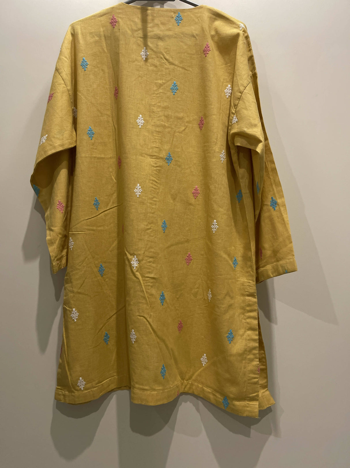 Khaadi | 2 PC Yellow Co-ord | Women Branded Kurta | Medium | New