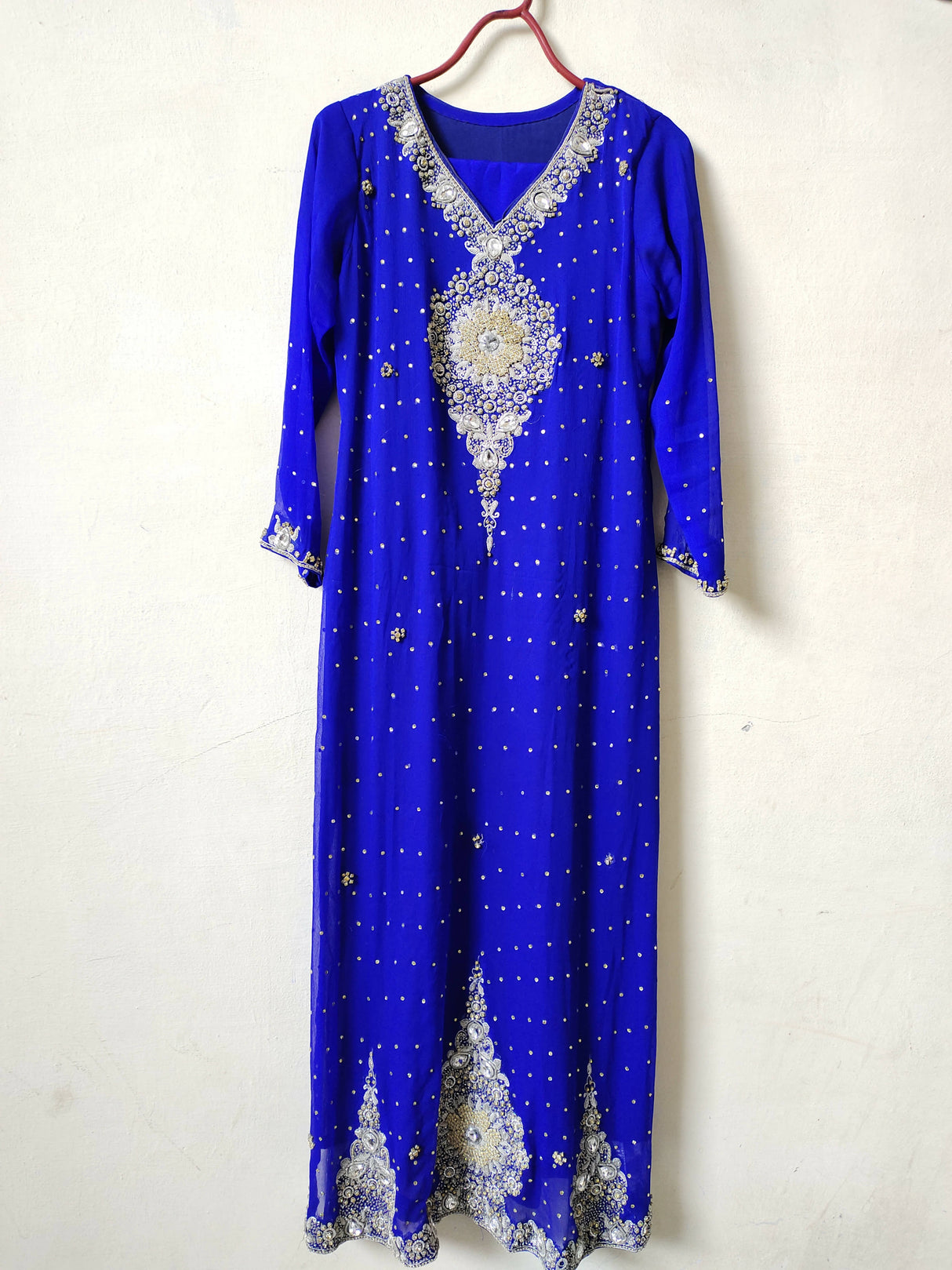 Blue 3 PC Suit | Women Locally Made Formals | Small | Worn Once