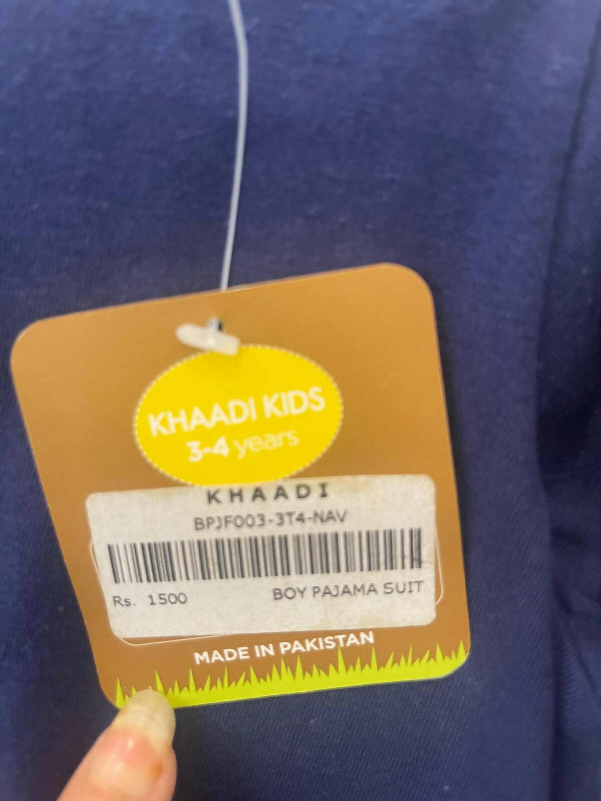 Khaadi | Blue Shirt | Boys Tops & Shirts | Size 3-4 years | Brand New with Tags