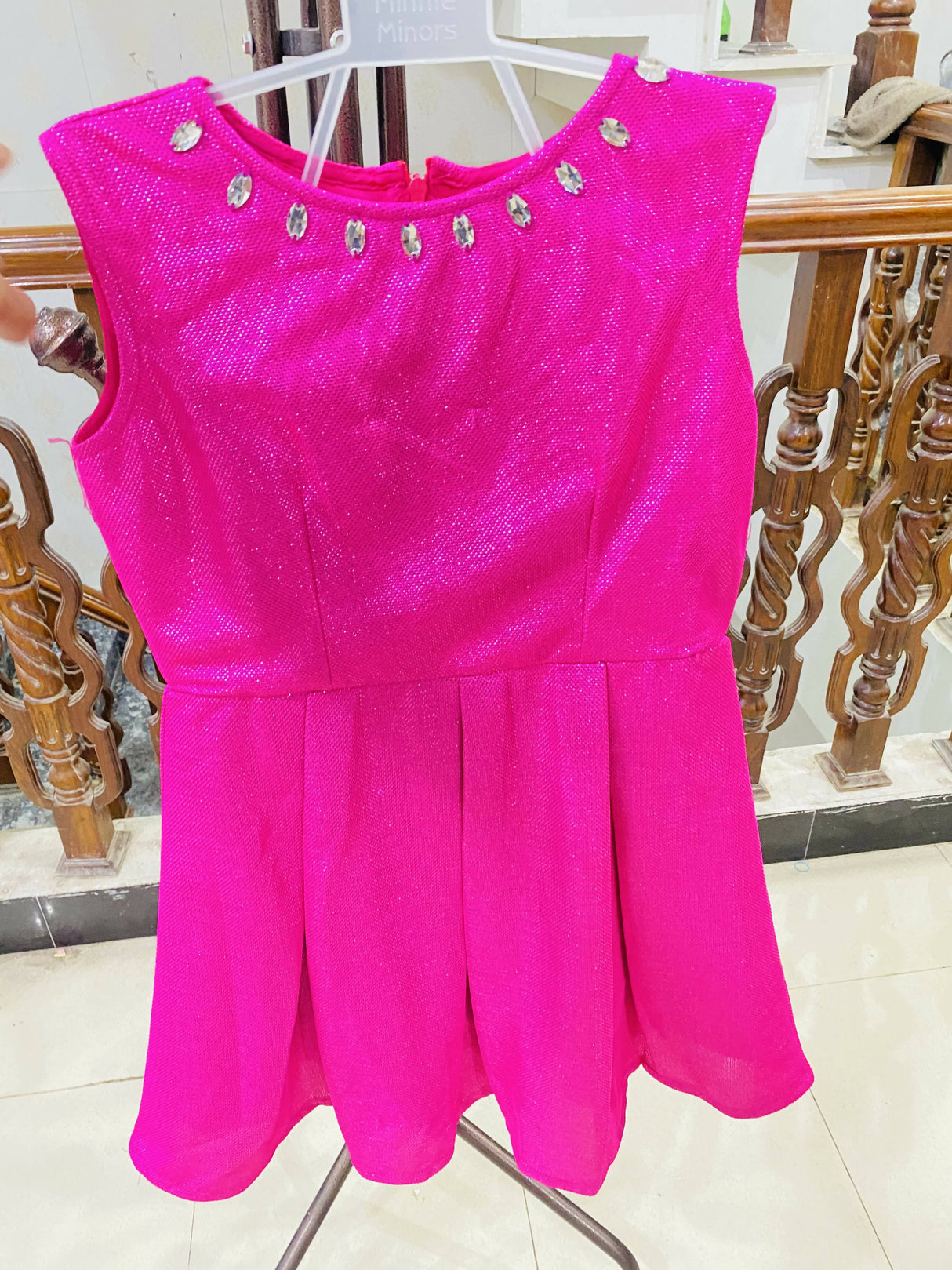 Essentia | Pink Girls Frok | Kids | Girls Skirts & Dresses | Size: 5 to 6 Yrs | Worn Once