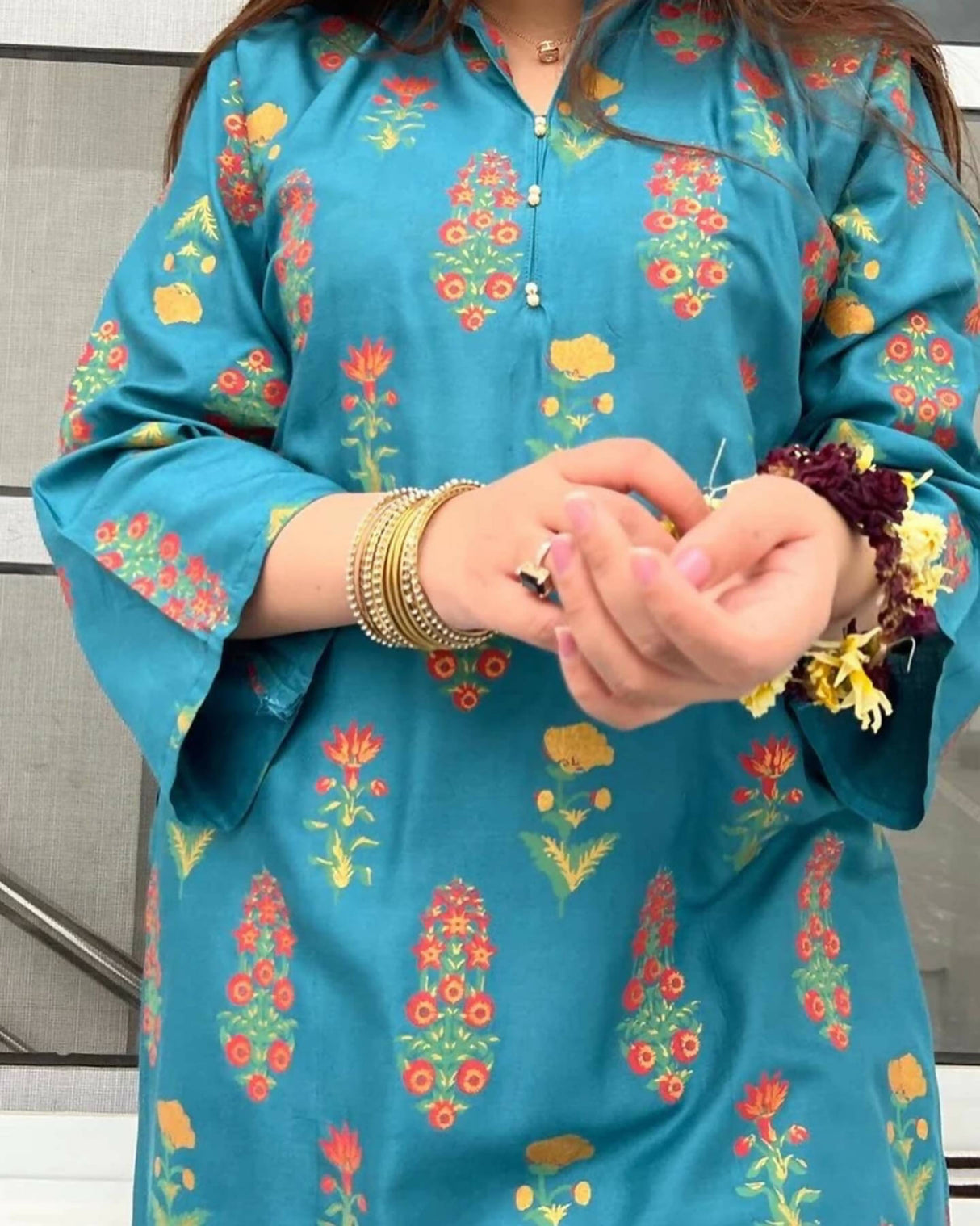 Blue 2 pc Stitched suit | Women Locally Made Kurta | All Sizes | Brand New