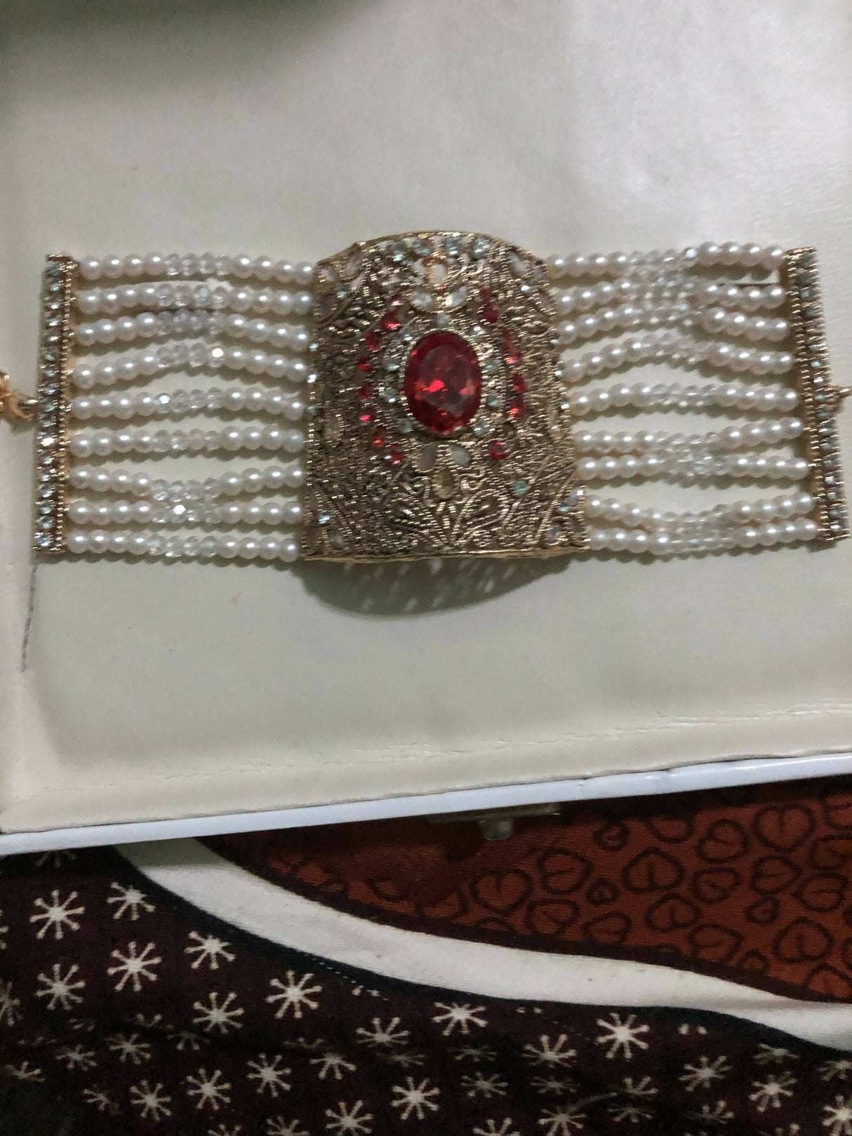 Nine West Bridal jewelry set red and white | Women Jewelry | Worn Once