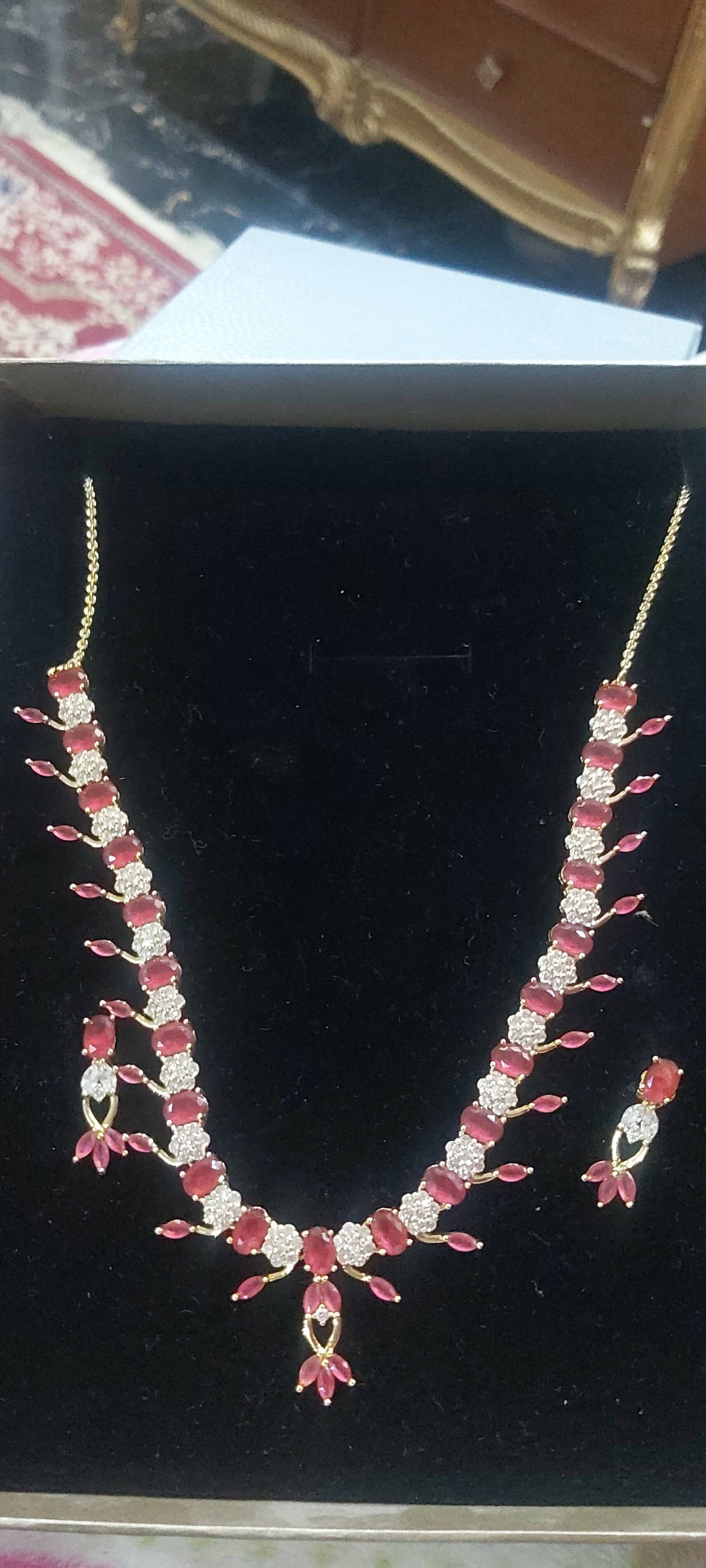 Pink Zircon jewelry set | Women Jewelry | New