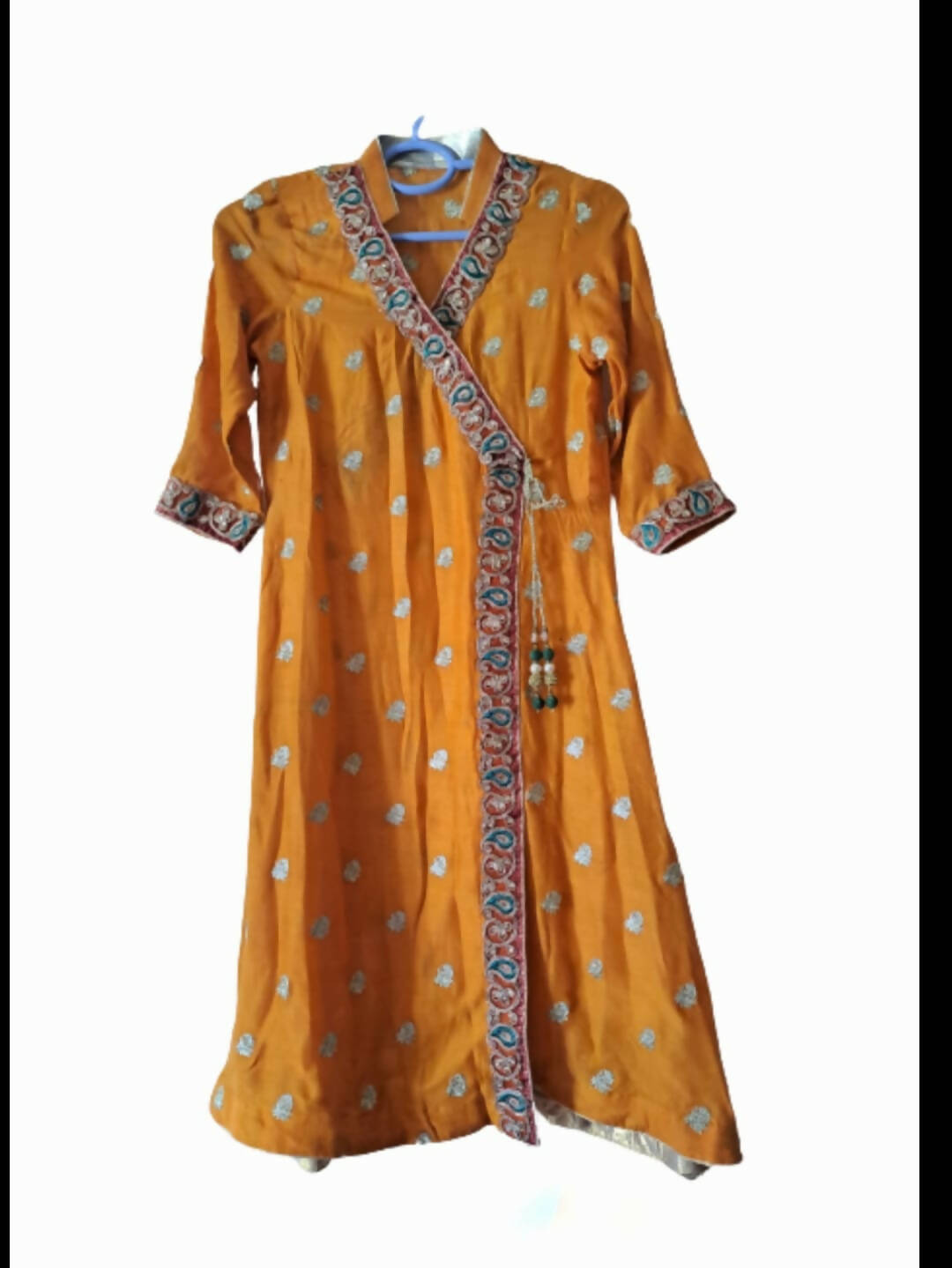 Embroidered Angarkha 2 PC | Women Locally Made Formals | Small | Worn Once