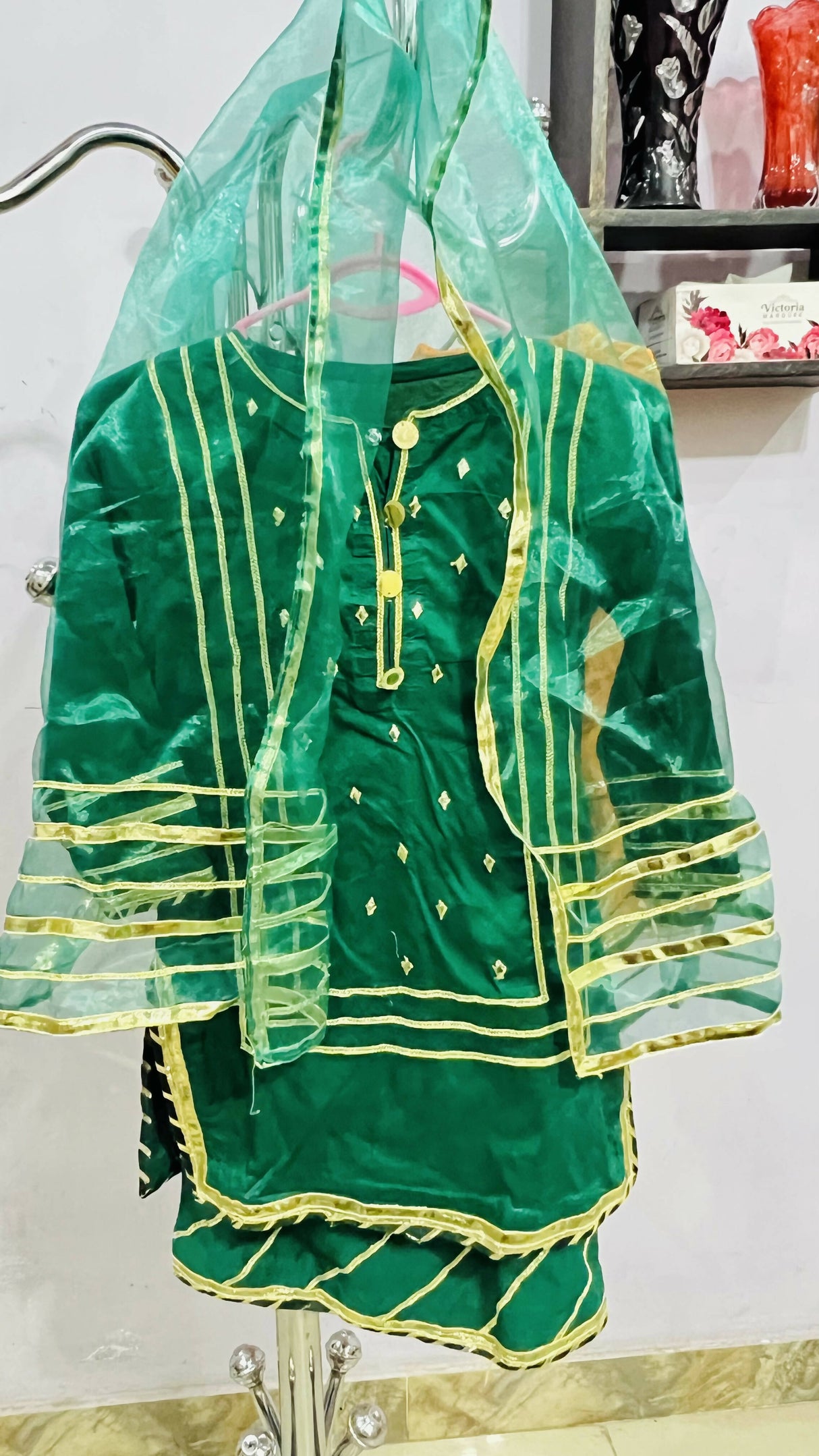 Yellow & Girl Gharara | Kids | Girls Shalwar Kameez | 3 Yrs & 5 Yrs | Worn Once