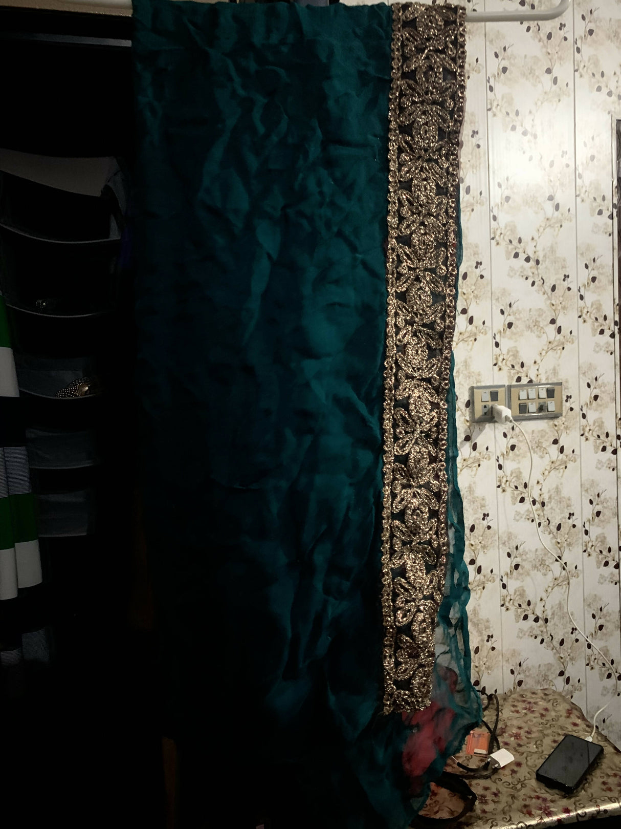 Frock with sharara and dupatta 3 piece (Size: M ) | Women Locally Made Formals | Worn Once