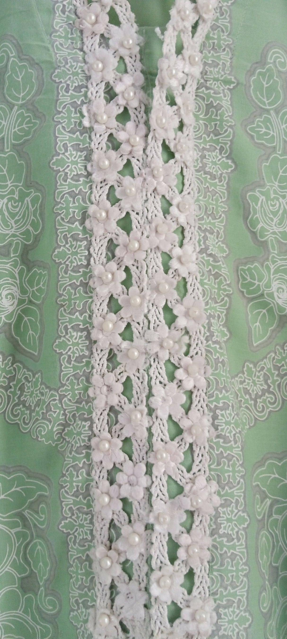 Sana Safinaz | Pearl & Lace Kurta | Women Branded Kurta | X Small | Worn Once