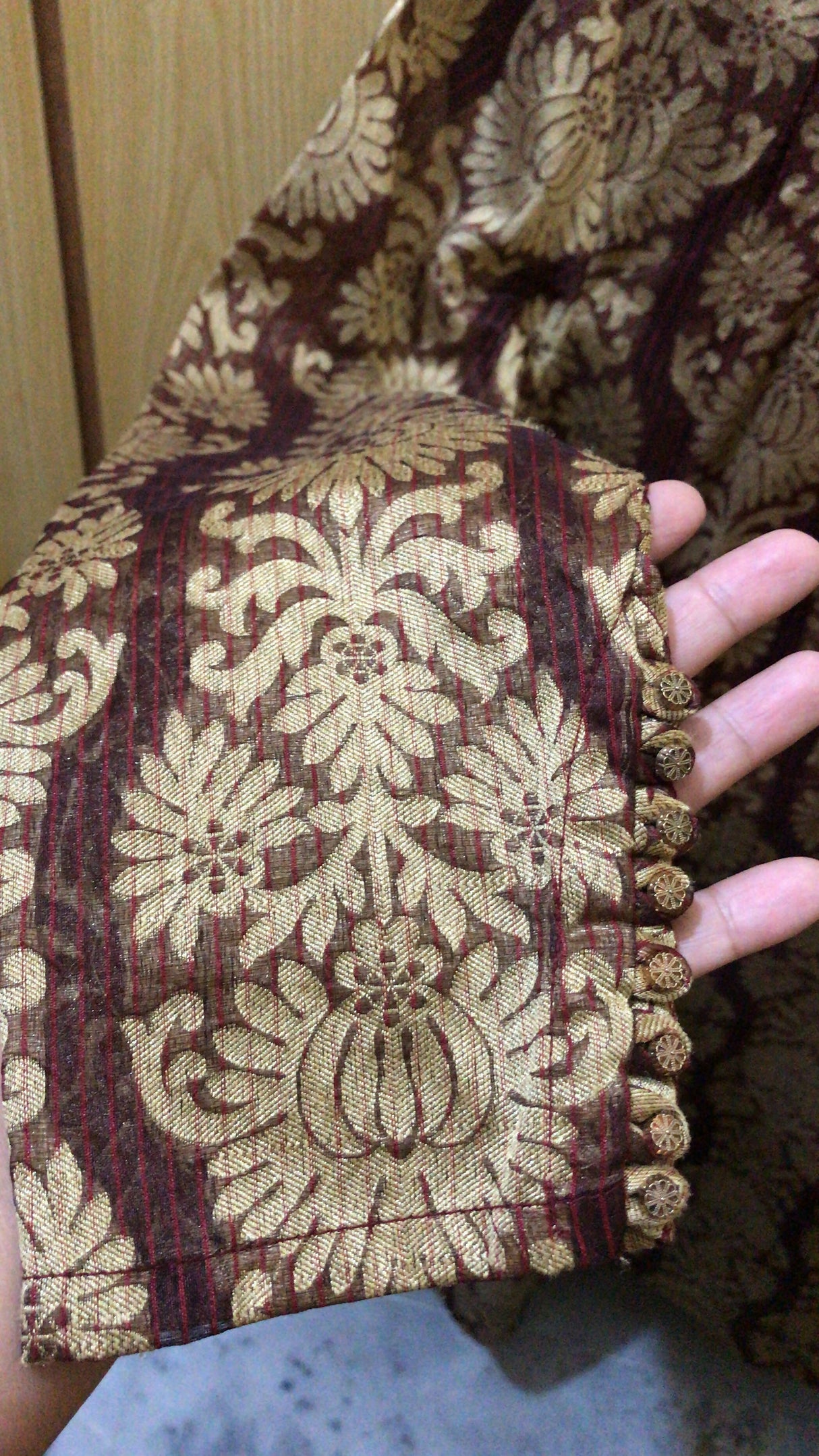 Beechtree | Jacquard organza Kurta with dupata (Size: S ) | Women Branded Formals | Worn Once