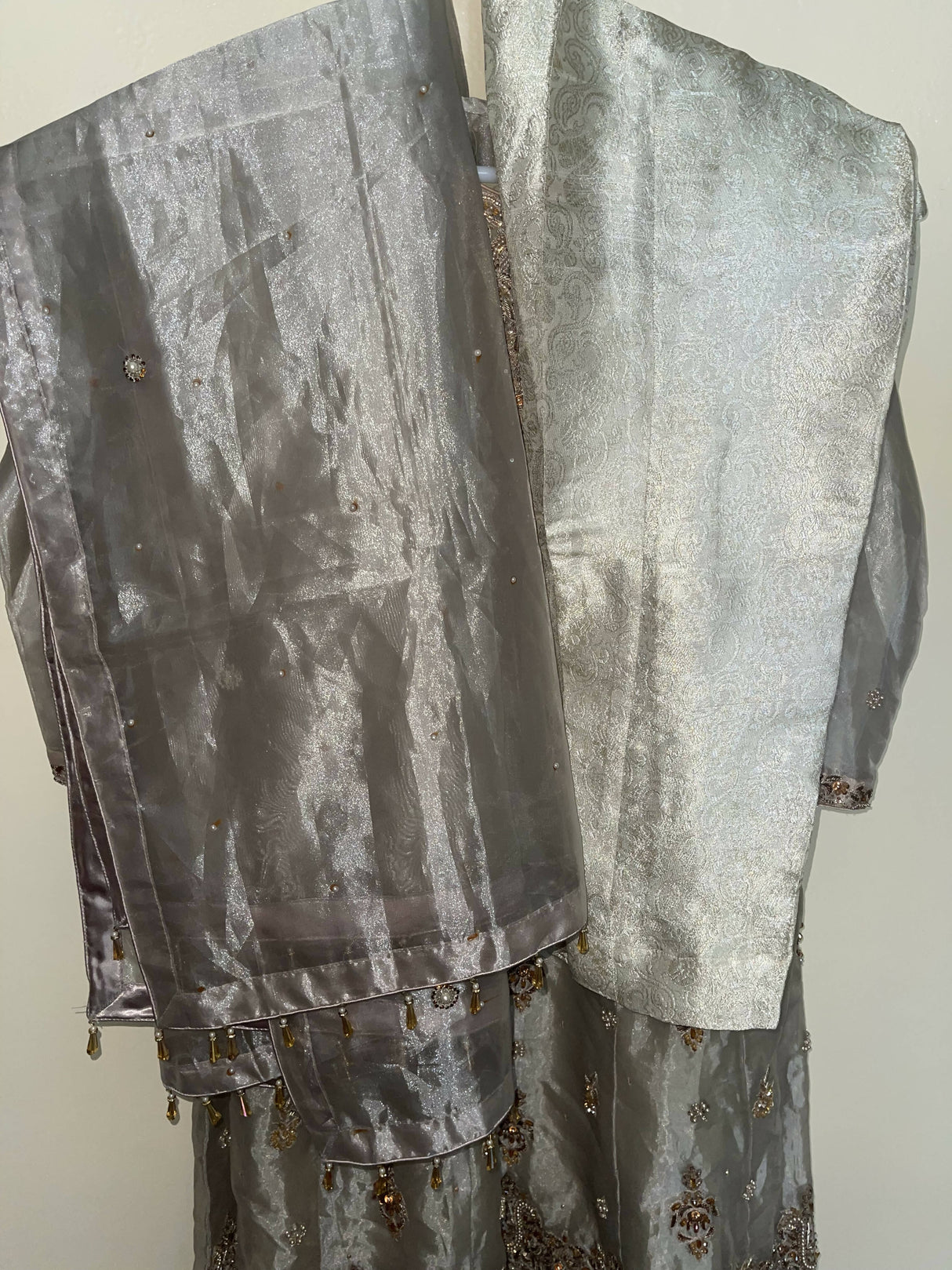 Stunning Hazel Gold Suit | Women Frocks & Maxis | Small | Preloved