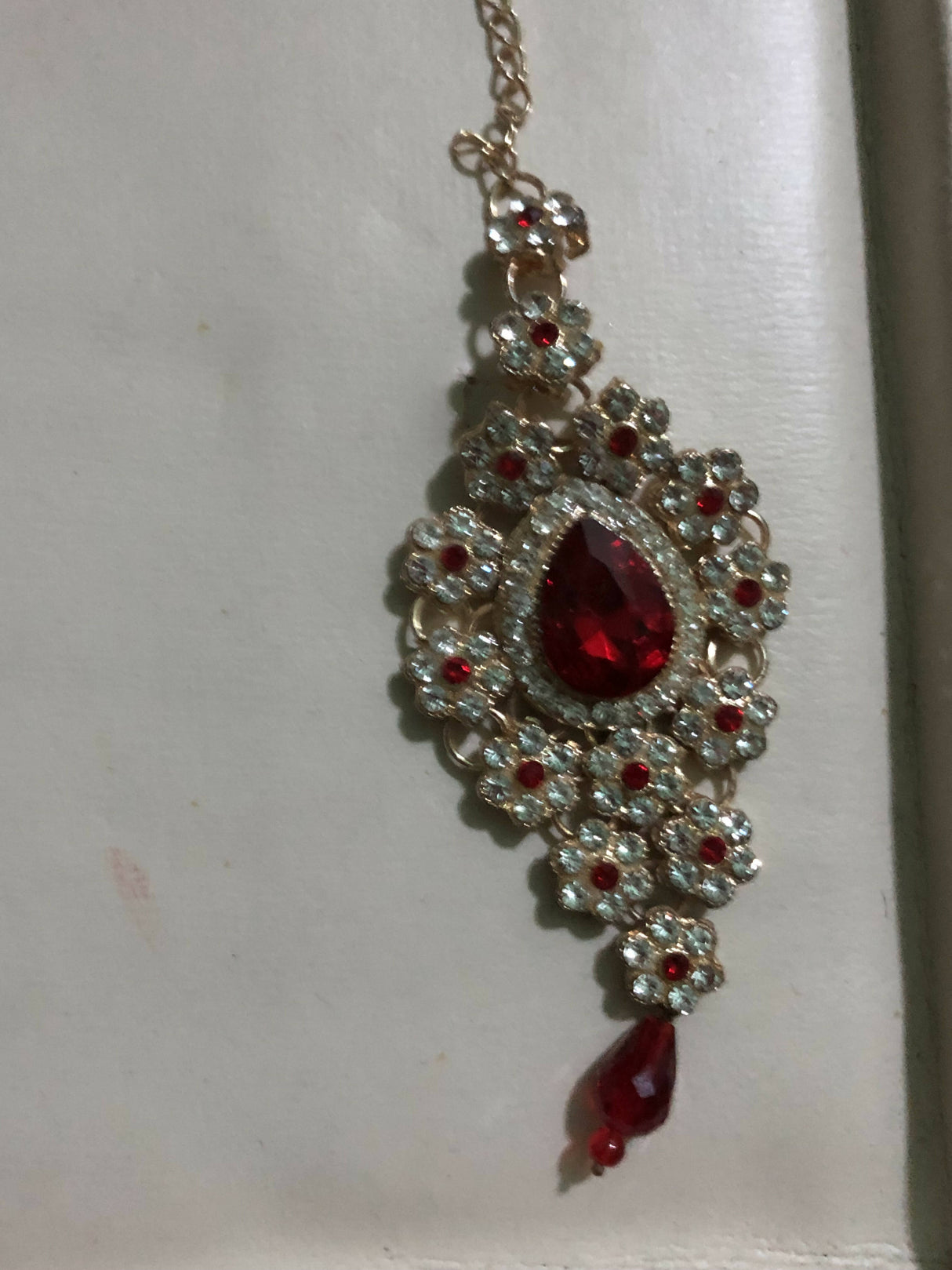 Nine West Bridal jewelry set red and white | Women Jewelry | Worn Once