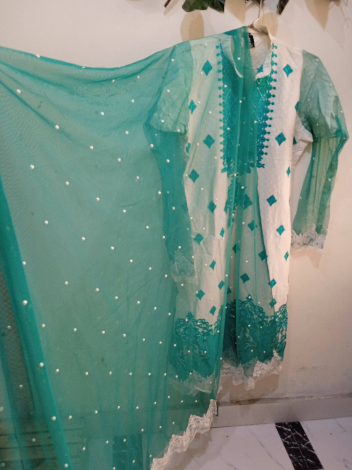 3 PC Embroidered Suit | Women Locally Made Formals | Medium | Preloved
