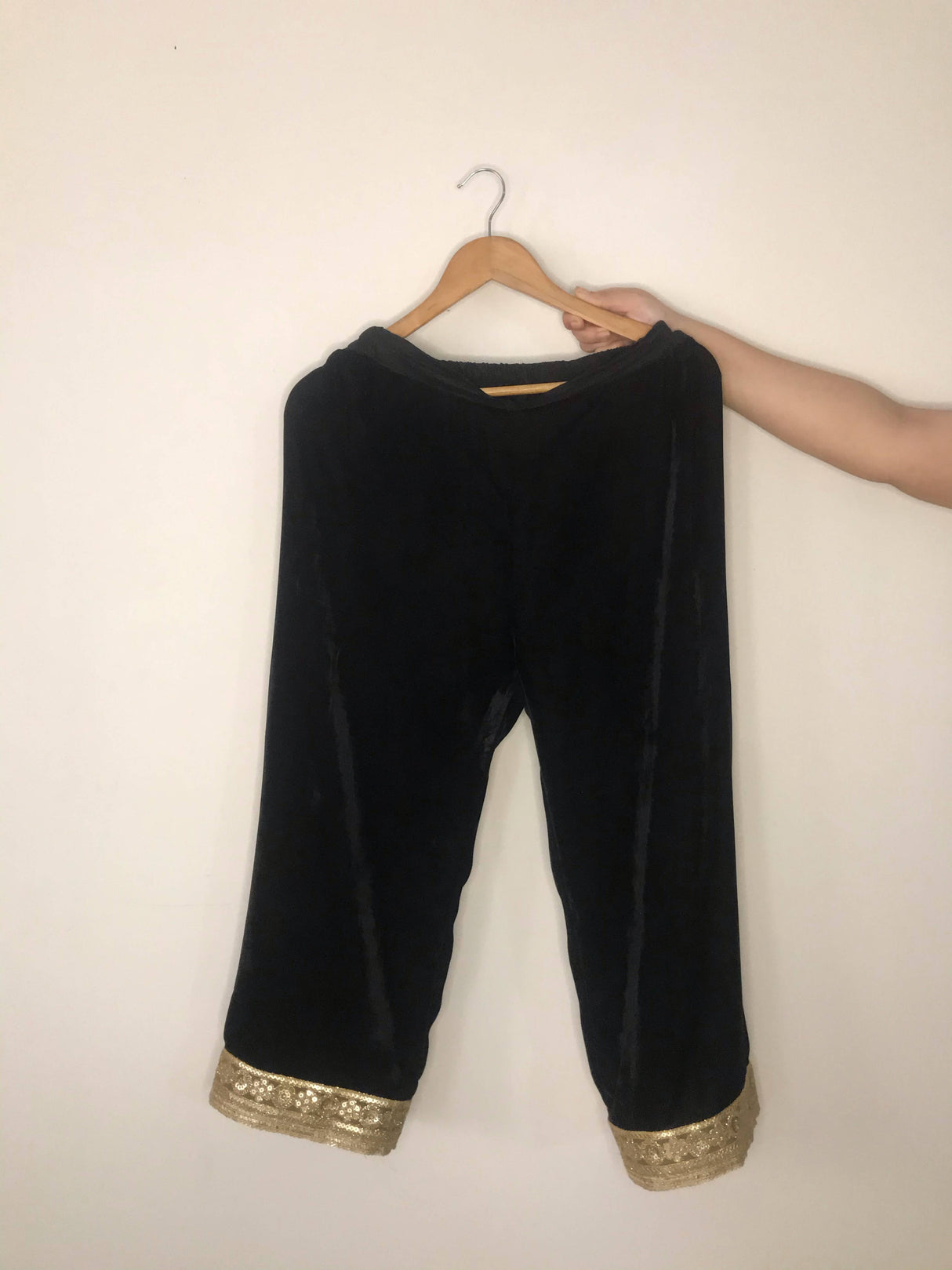 Velvet Embroidered Suit | Women Locally Made Formals | Medium| Worn Once