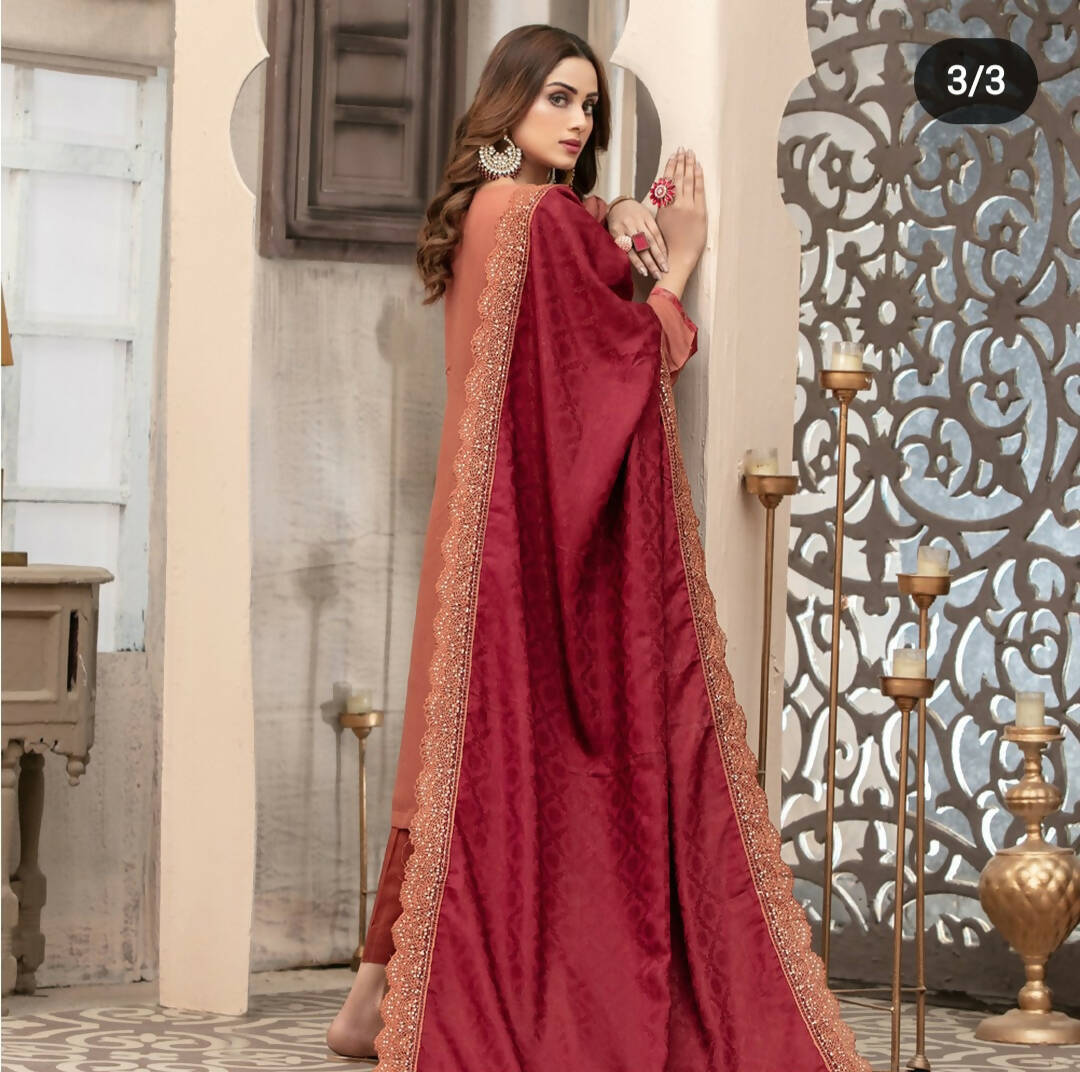 Viscose 3 PC Suit | Women Locally Made Formals | Small | Worn Once