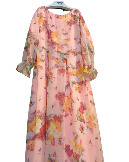 Floral Long Maxi | Women Frocks & Maxis | Medium | Worn Once