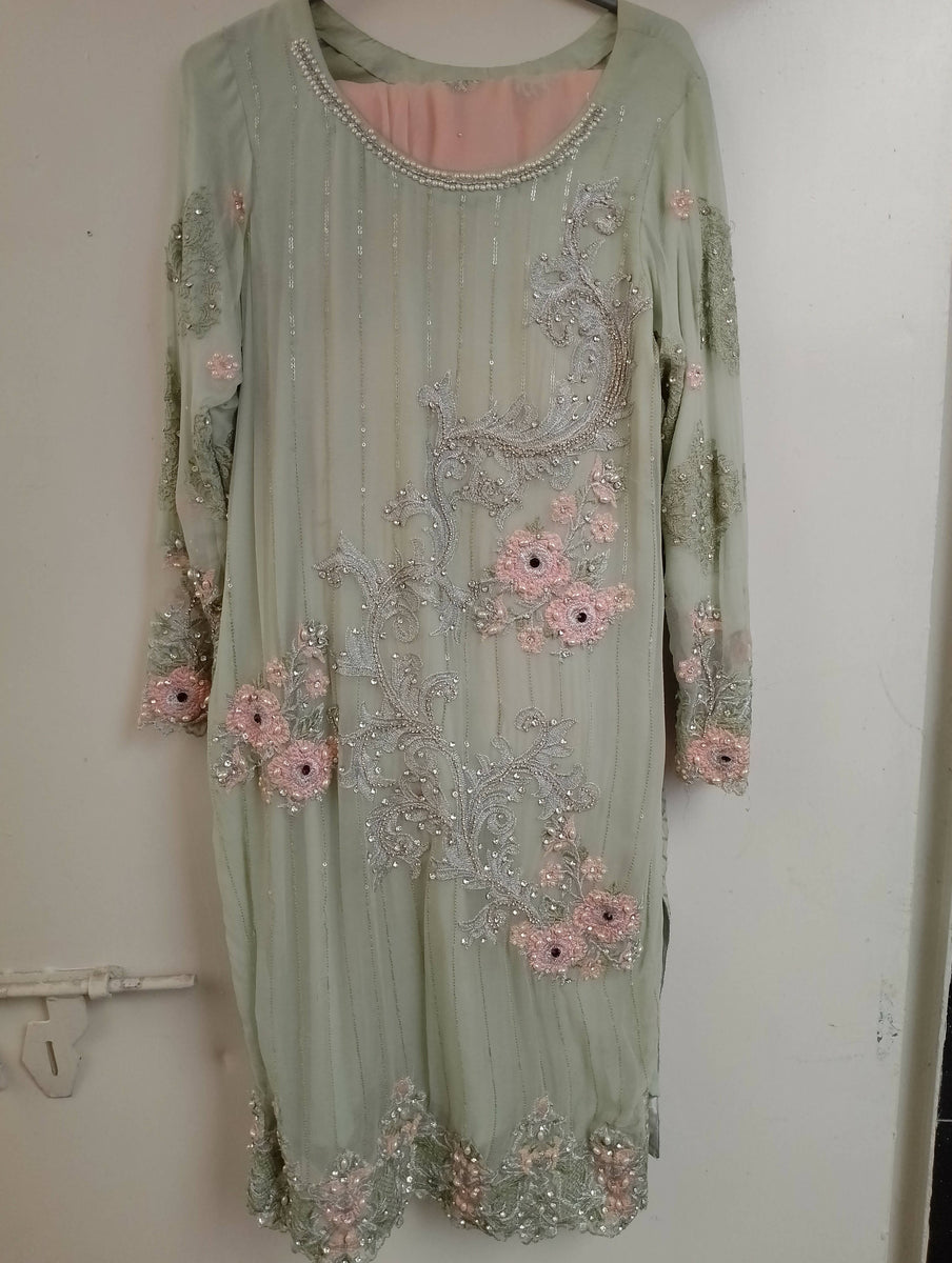 Fancy Formal Suit | Women Locally Made Formals | Medium | Preloved â Bechlo.pk