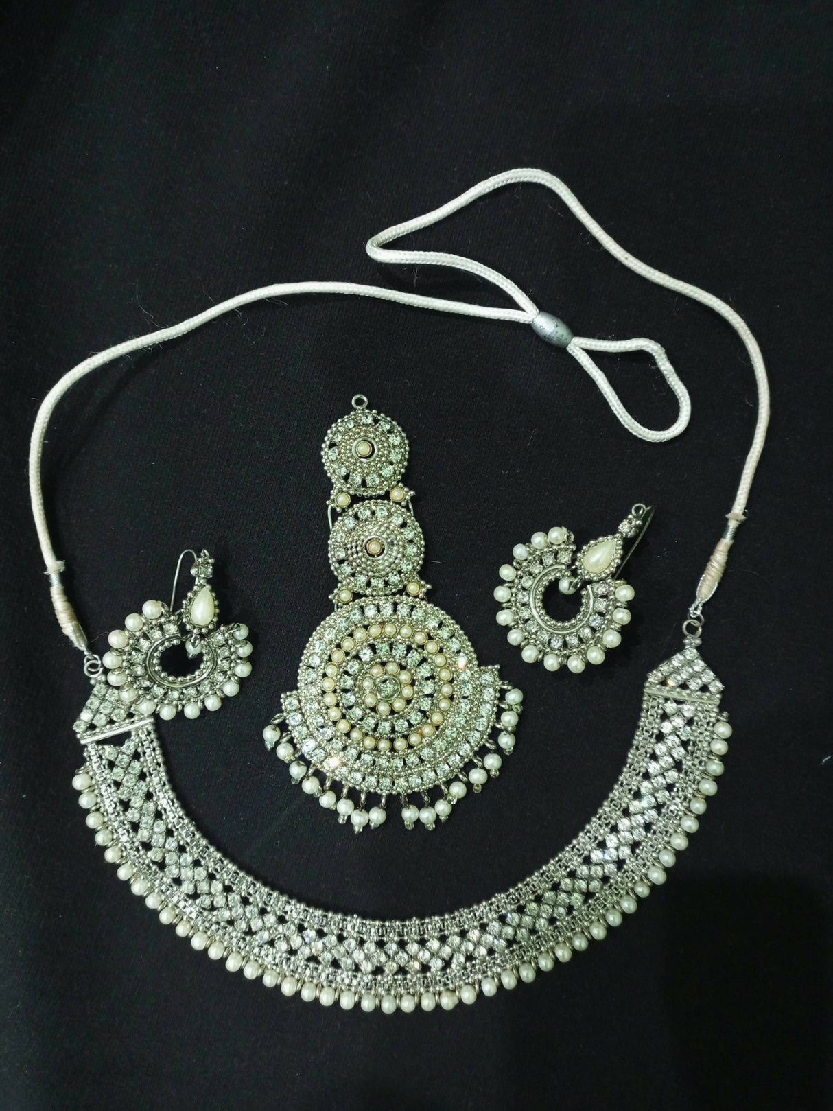 Silver Pearl Jewelry Set | Women Jewelry | New