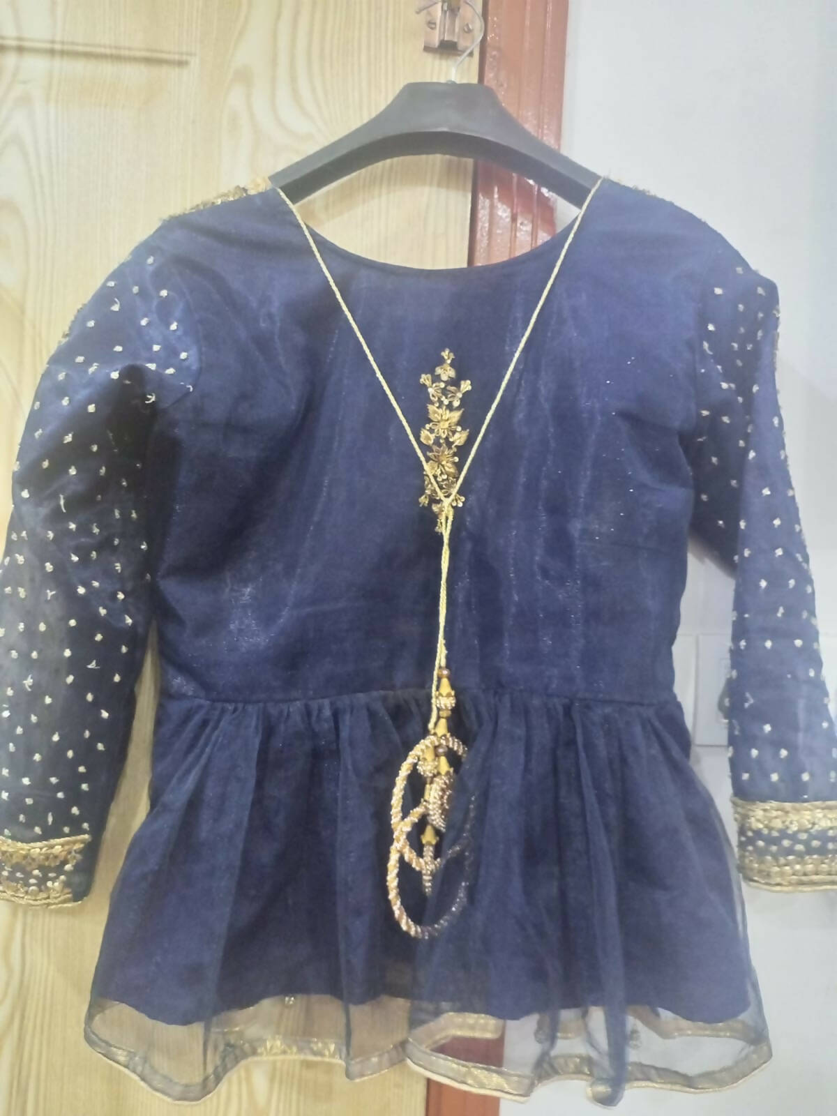 Sharara Hand Embroidery 3 PC| Women Locally Made Formals | Medium | Worn Once