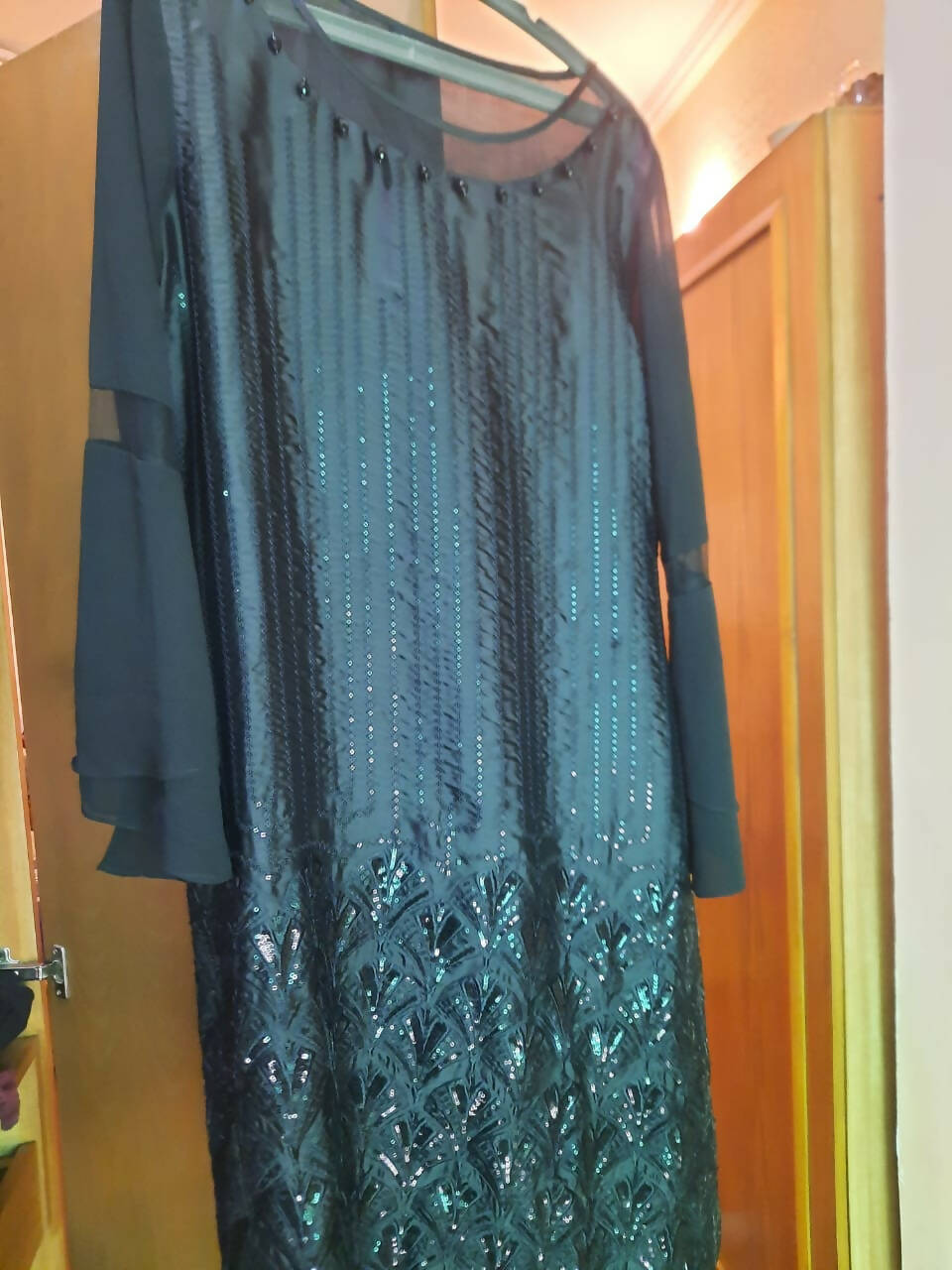 Limelight | Black Silk Kurta | Women Branded Kurta | Medium | Worn Once