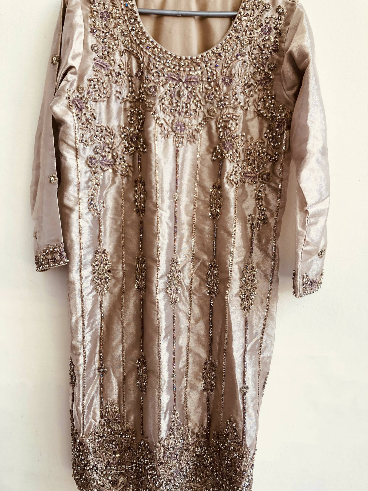 Fancy embellished 3 Piece Dress | Women Locally Made Formals | Medium | Worn Once