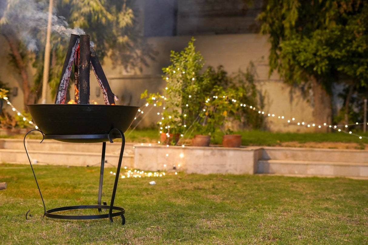 Portable Firepit With Black Stand | For Your Home | Kitchen | Brand New