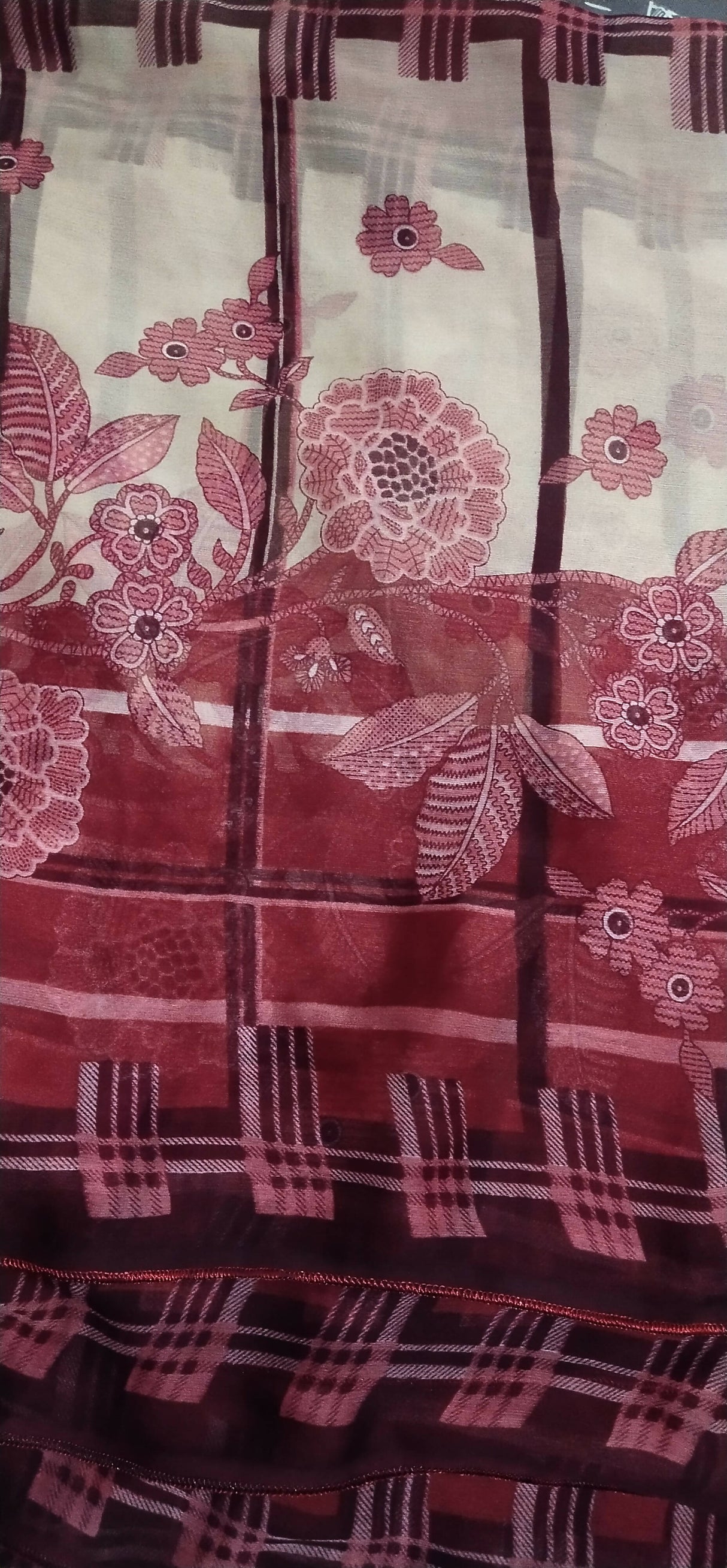 Beechtree | Printed Chiffon Dupatta | Women Accessories | Large | New