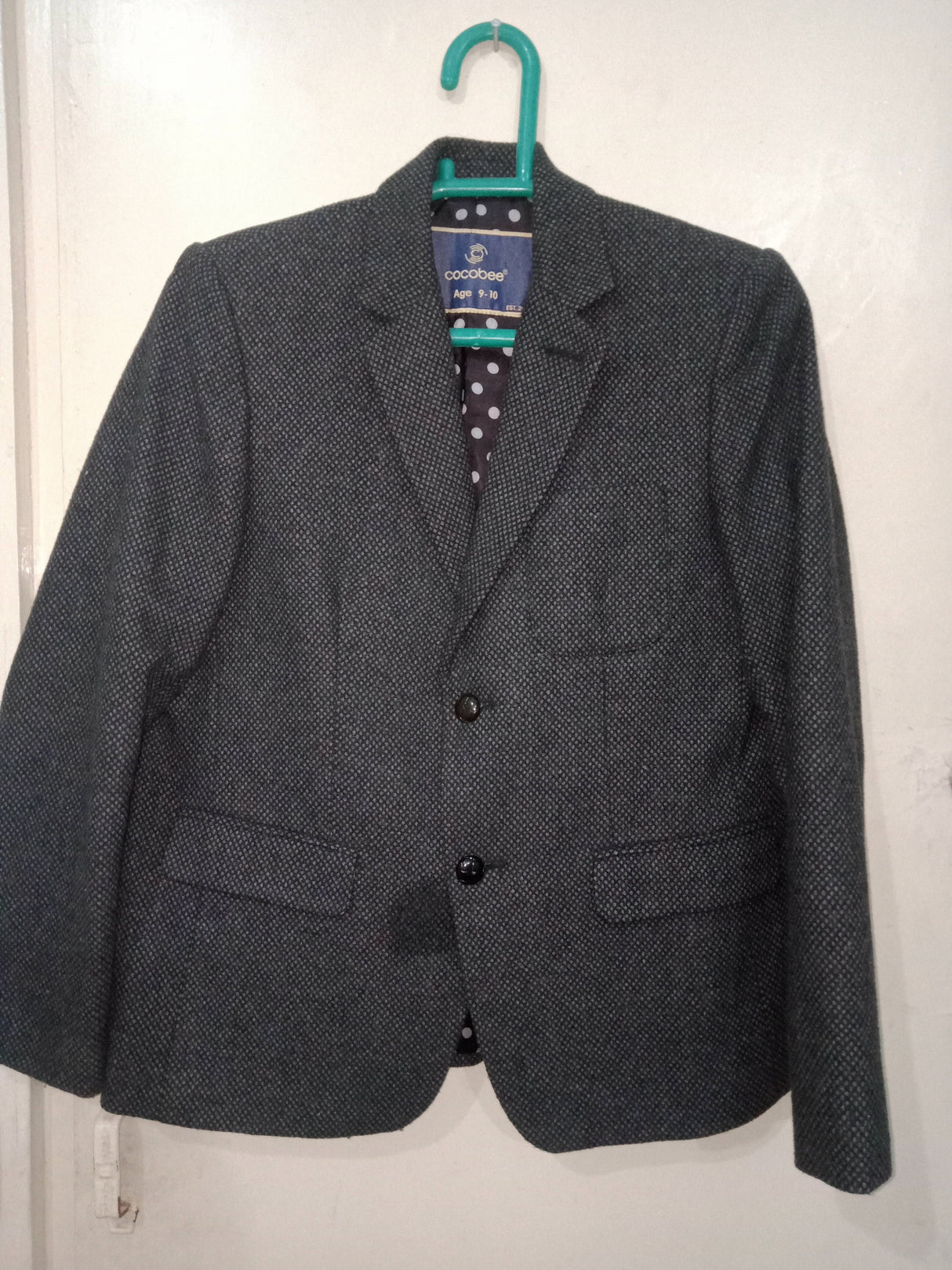 Edenrobe | Black formal coat | Kids | Boys Tops & Shirts | 9-10 Year | Preloved