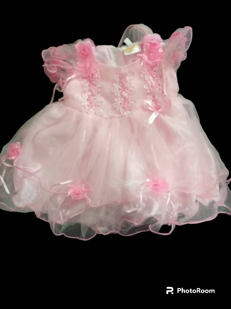 Beautiful Pink Fairy Frock ( Size: 2 to 5 months ) | Girls Skirts & Dresses | Worn Once
