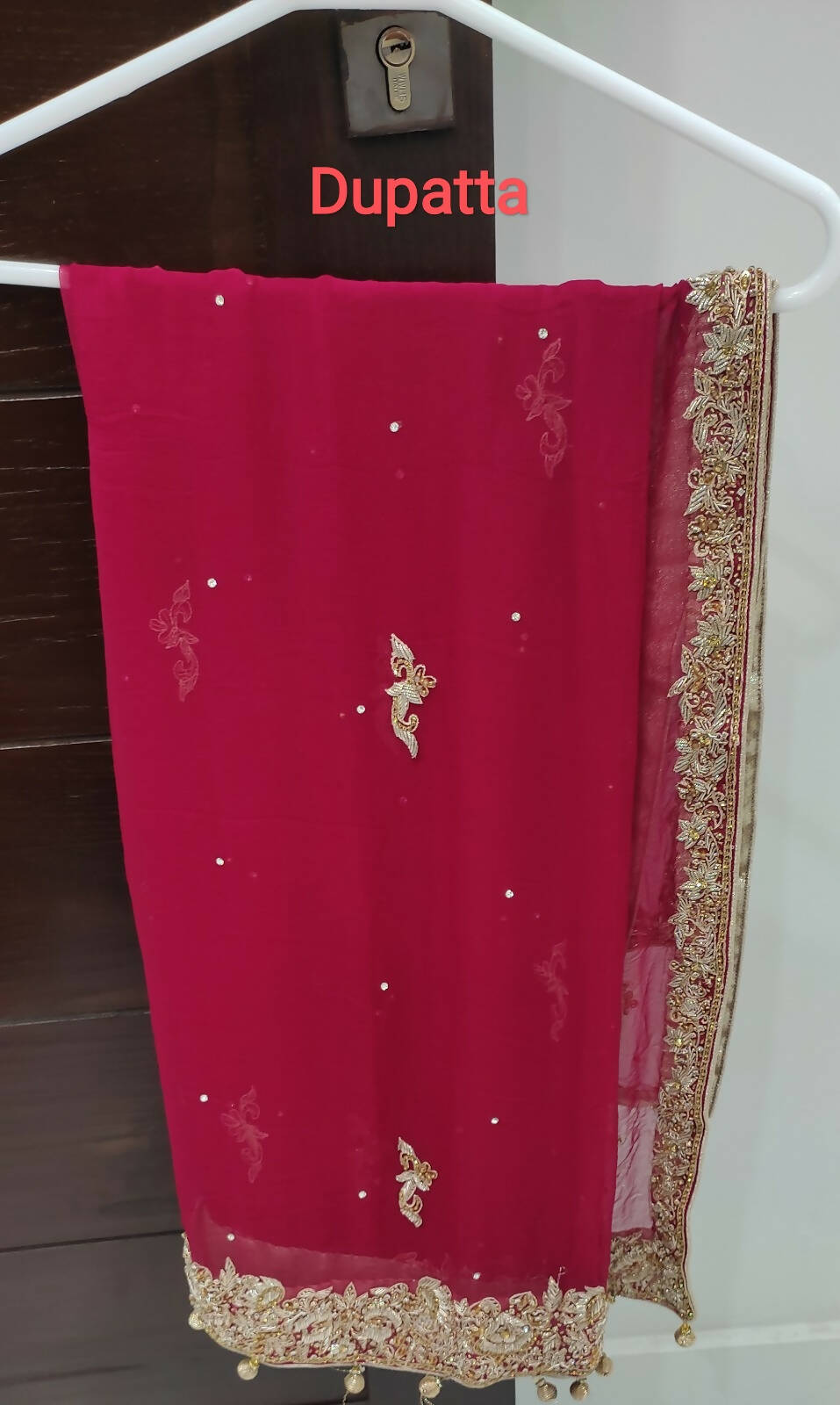 Stunning Maroon Bridal Suit | Women Bridals | Medium | Worn Once