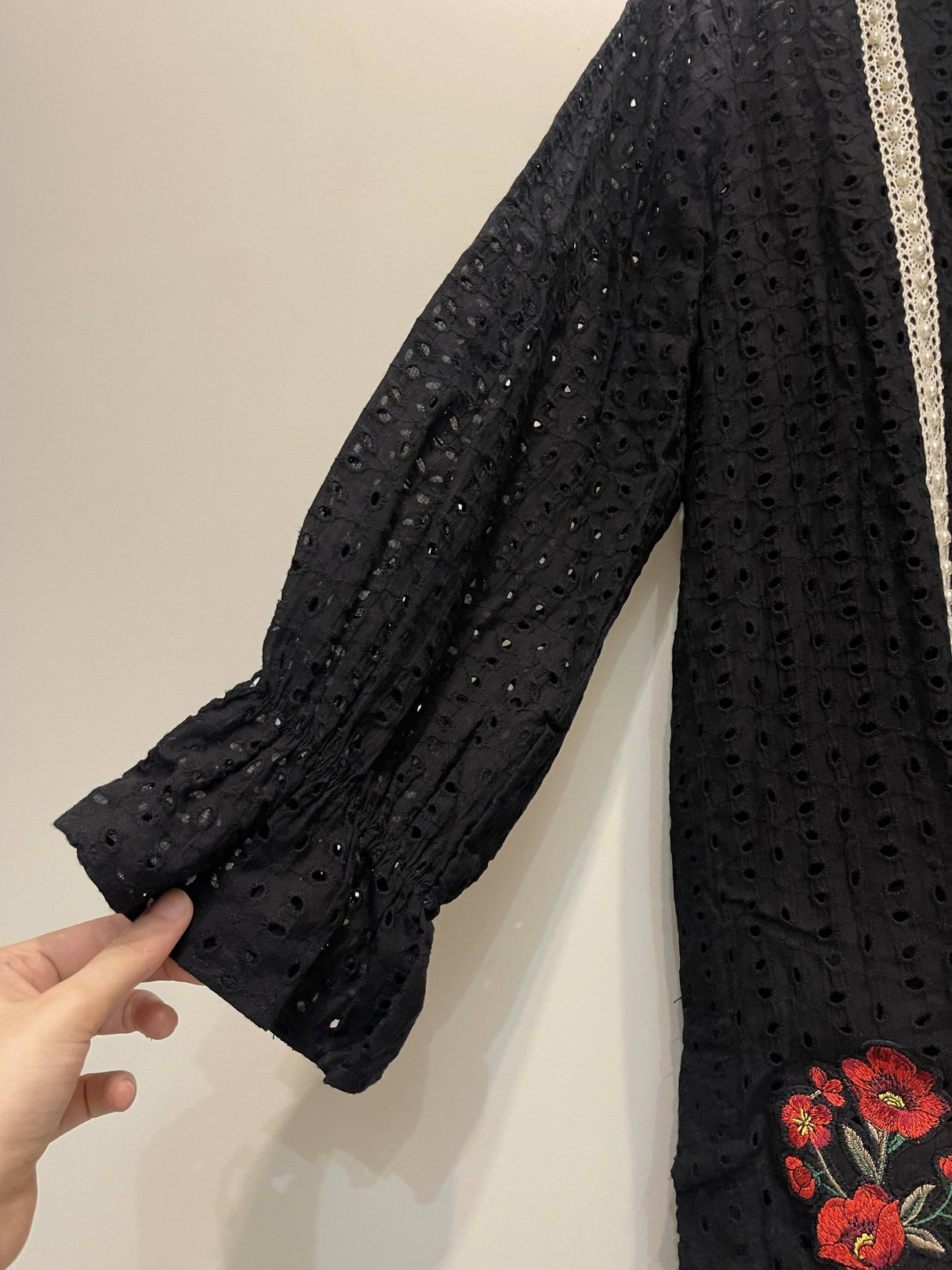 Chicken black kurta | Women Locally Made Kurta | Small | New