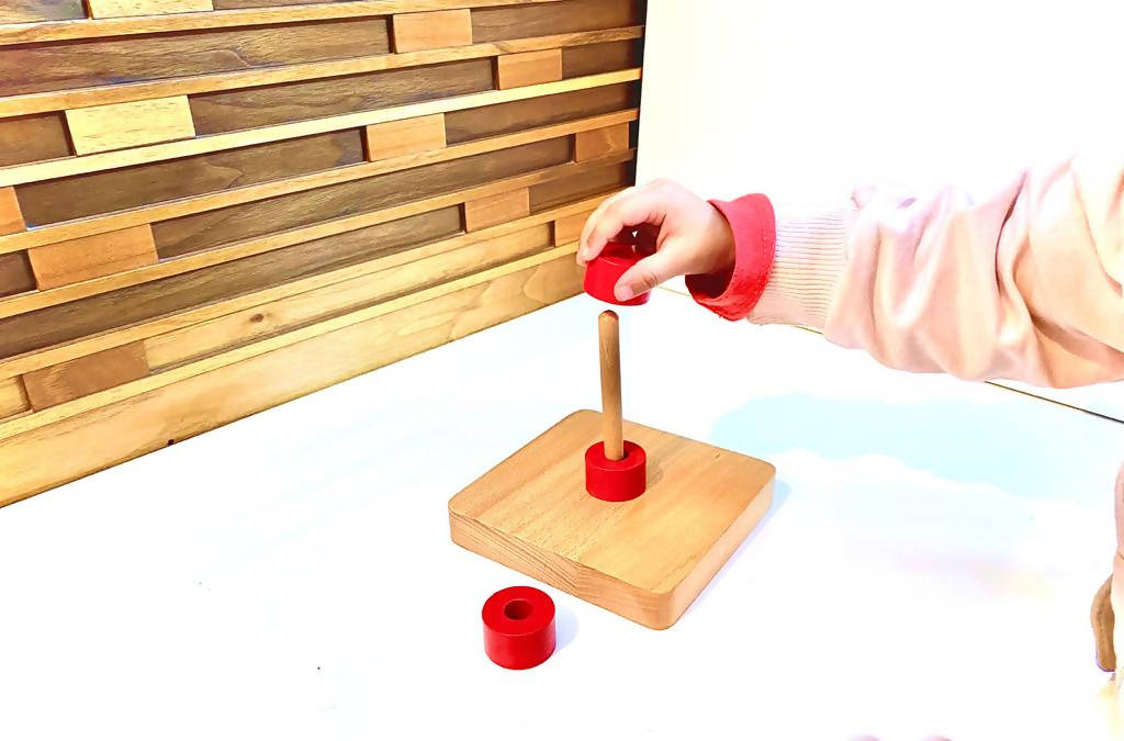 Vertical Discs Dowel | Montessori Toys | Kids Toys & Baby Gear | Brand New