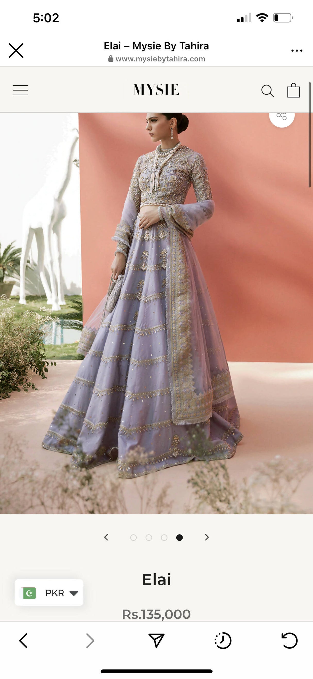 Lilac Dazzling Suit | Women Bridals | Small |Worn Once