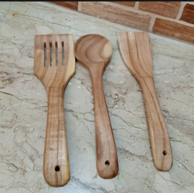 Set of three wooden Spoons | For Your Home | Brand New