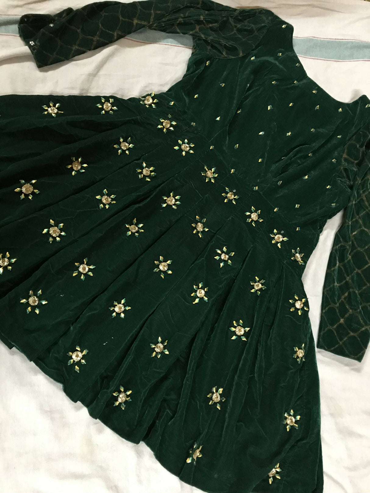 Stylish Velvet Fancy Dress | Women Locally Made Formals | Medium | New