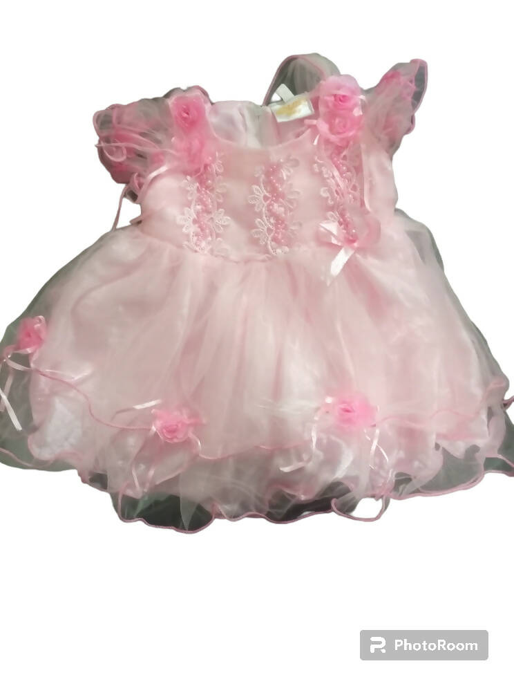 Beautiful Pink Fairy Frock ( Size: 2 to 5 months ) | Girls Skirts & Dresses | Worn Once