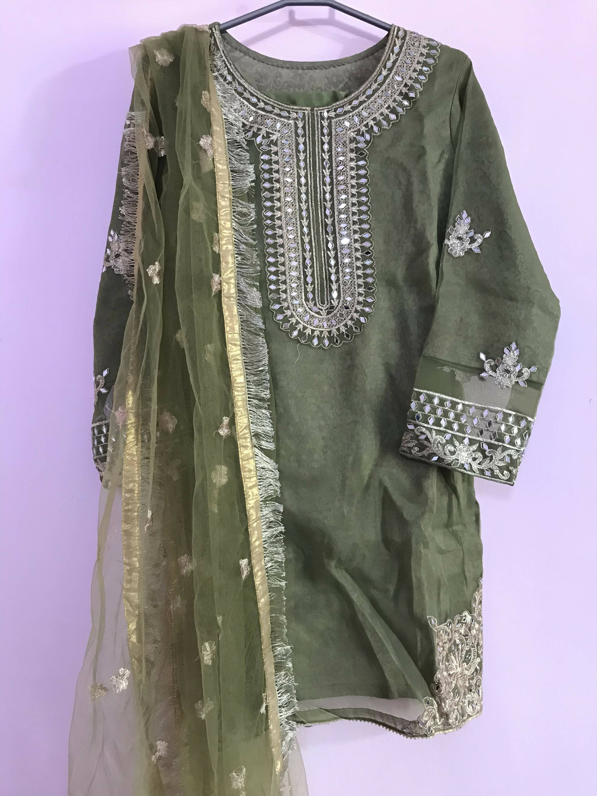 3 piece green formal Suit | Women Locally Made Formals | Preloved