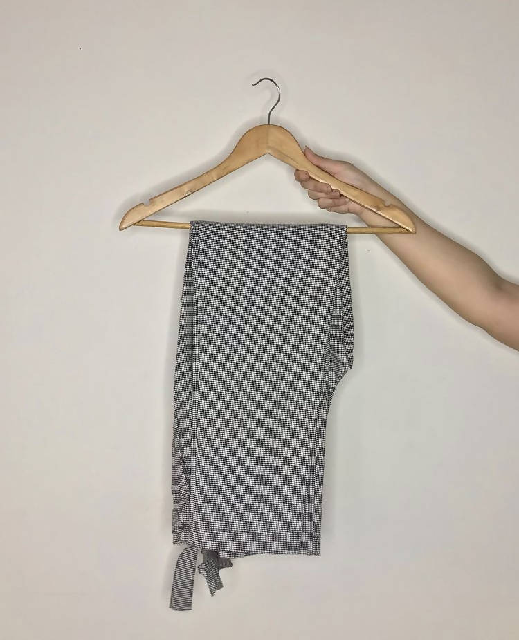 Mango | High-rise Houndstooth Trousers | Women Bottoms & Pants | Small | New