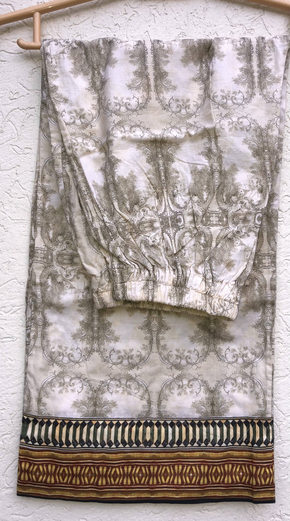 So Kamal | Beige Lawn Kurta | Women Branded Kurta | Small | New