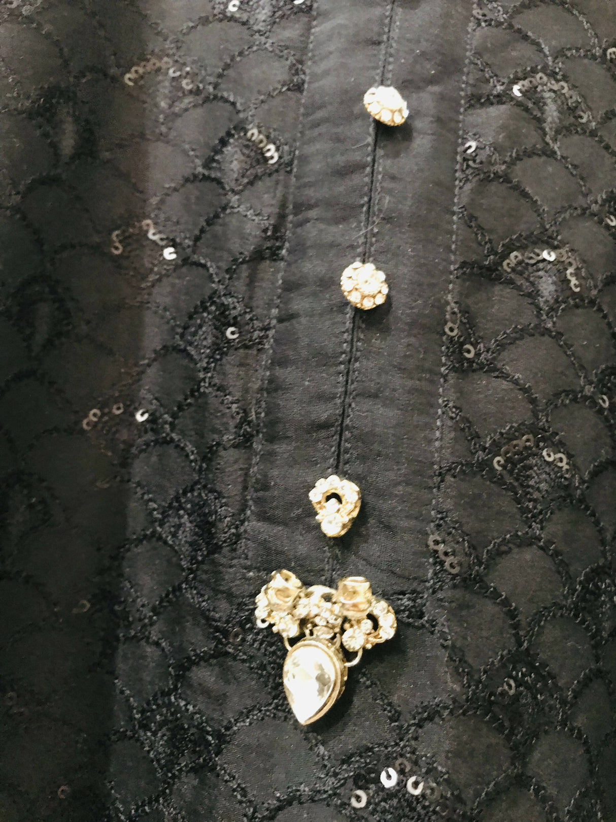 Cross Stitch | Black Color Kurta | Women Branded Kurta| Medium | Worn Once