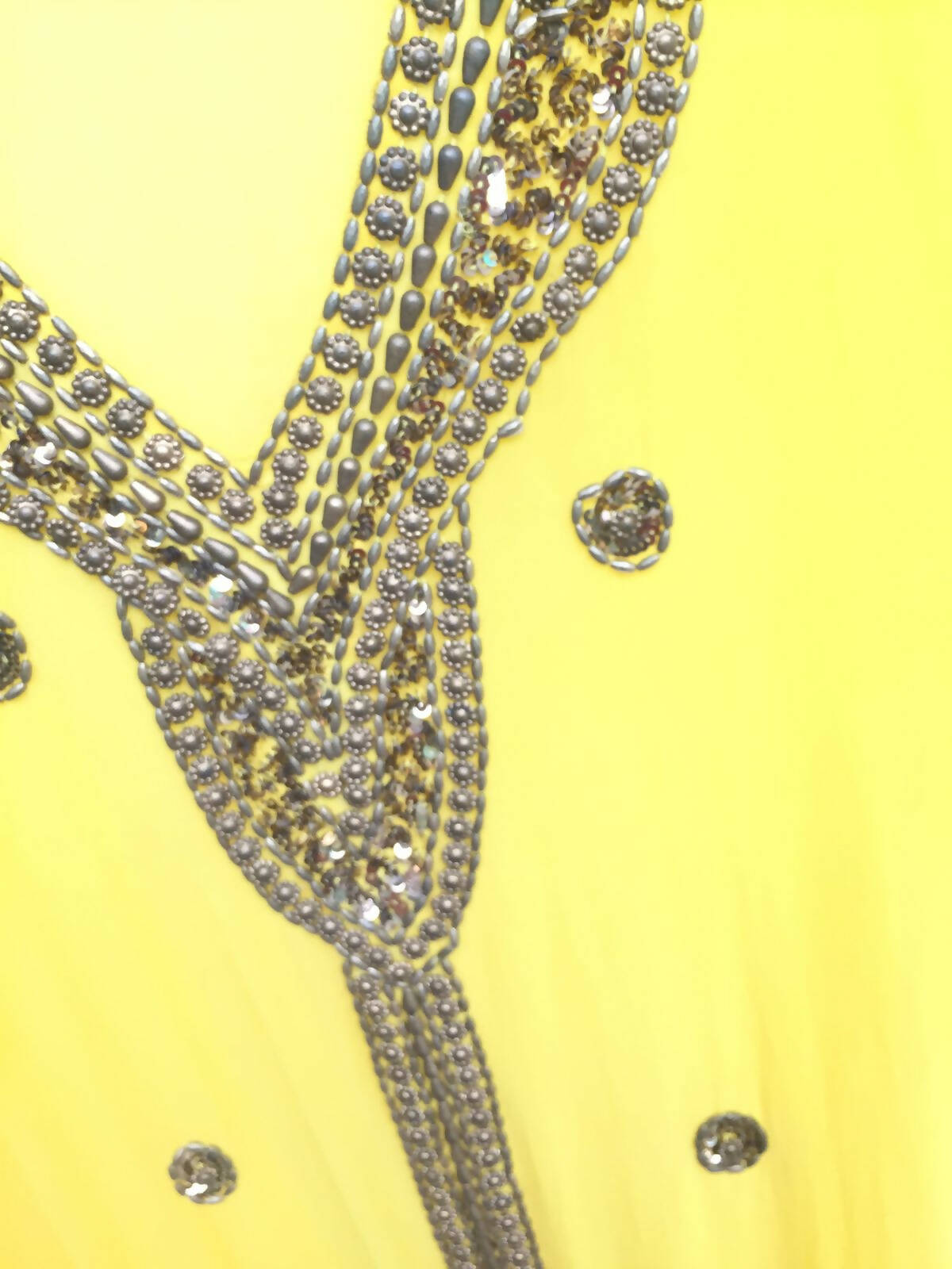 Fashion IN | Yellow Kaftaan | Women Western | Free Size | Worn Once