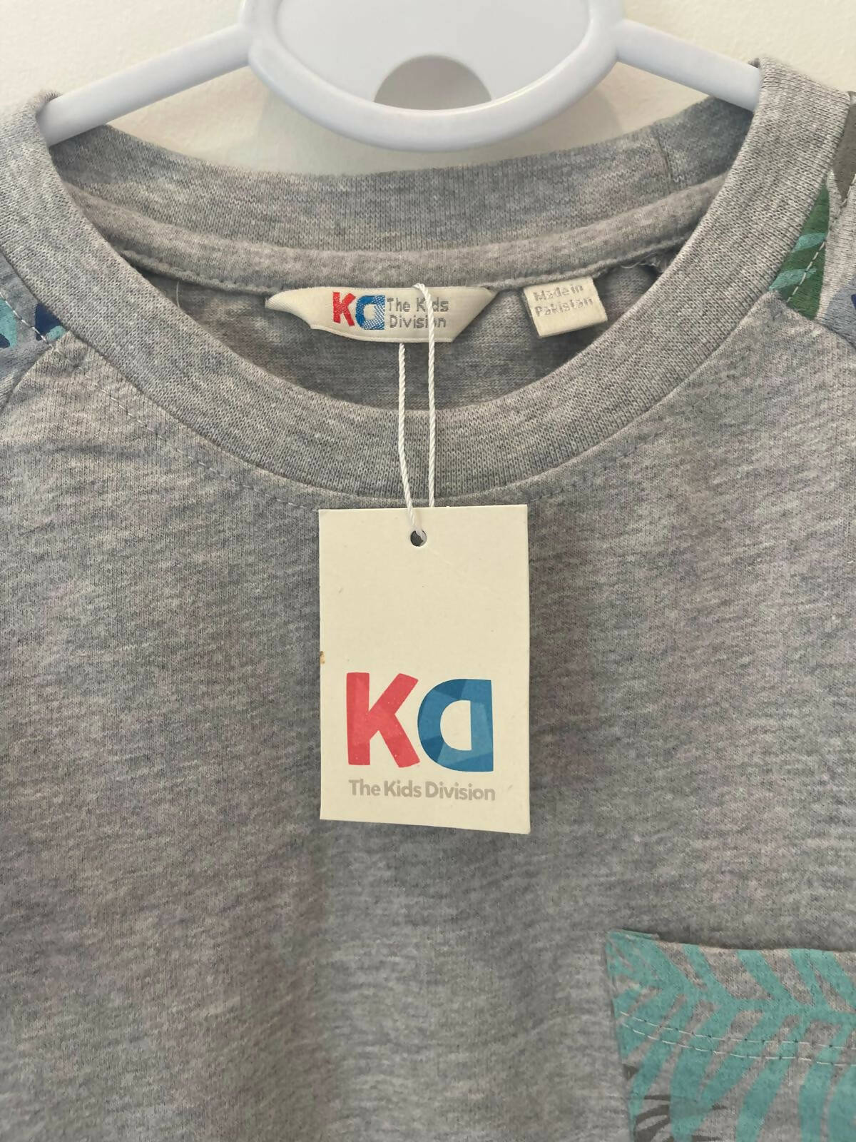 The Kids Division | Grey Shirt | Boys Tops & Shirts | Size: 7-8 years | Brand New with Tags