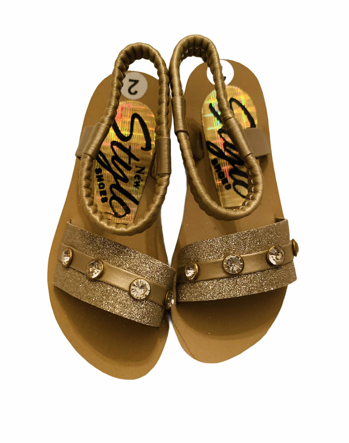 Gold Fancy Shoes | Baby Shoes | Size 3-6 months | Preloved