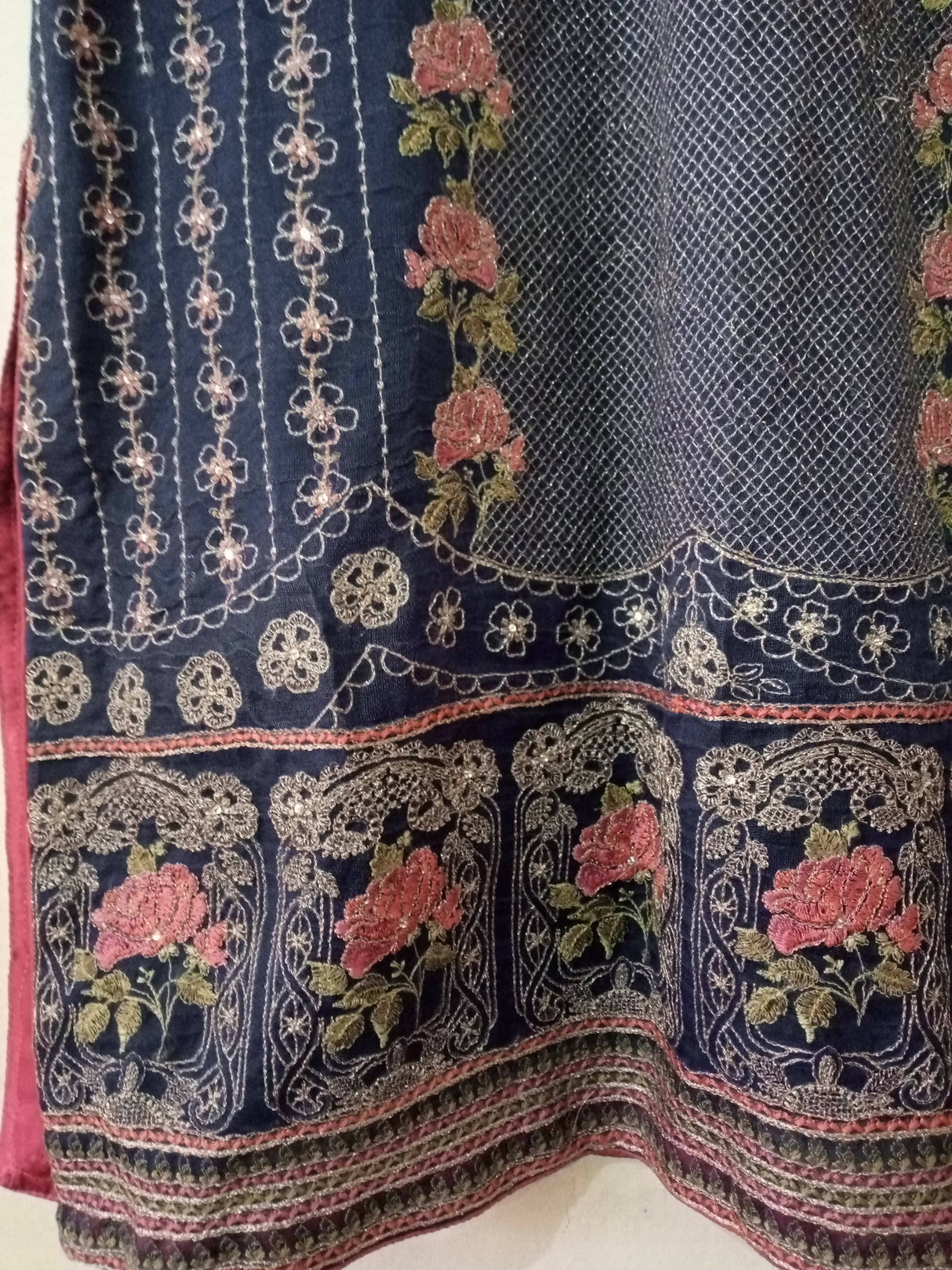 Bareeze | Blue Stitched 3 Pcs Suit | Women Branded Kurta | Medium to Large | Worn Once