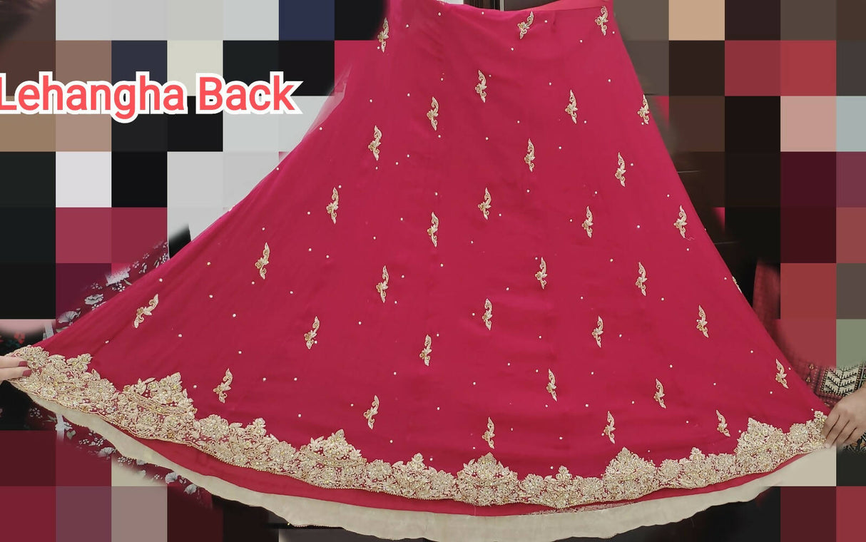 Stunning Maroon Bridal Suit | Women Bridals | Medium | Worn Once